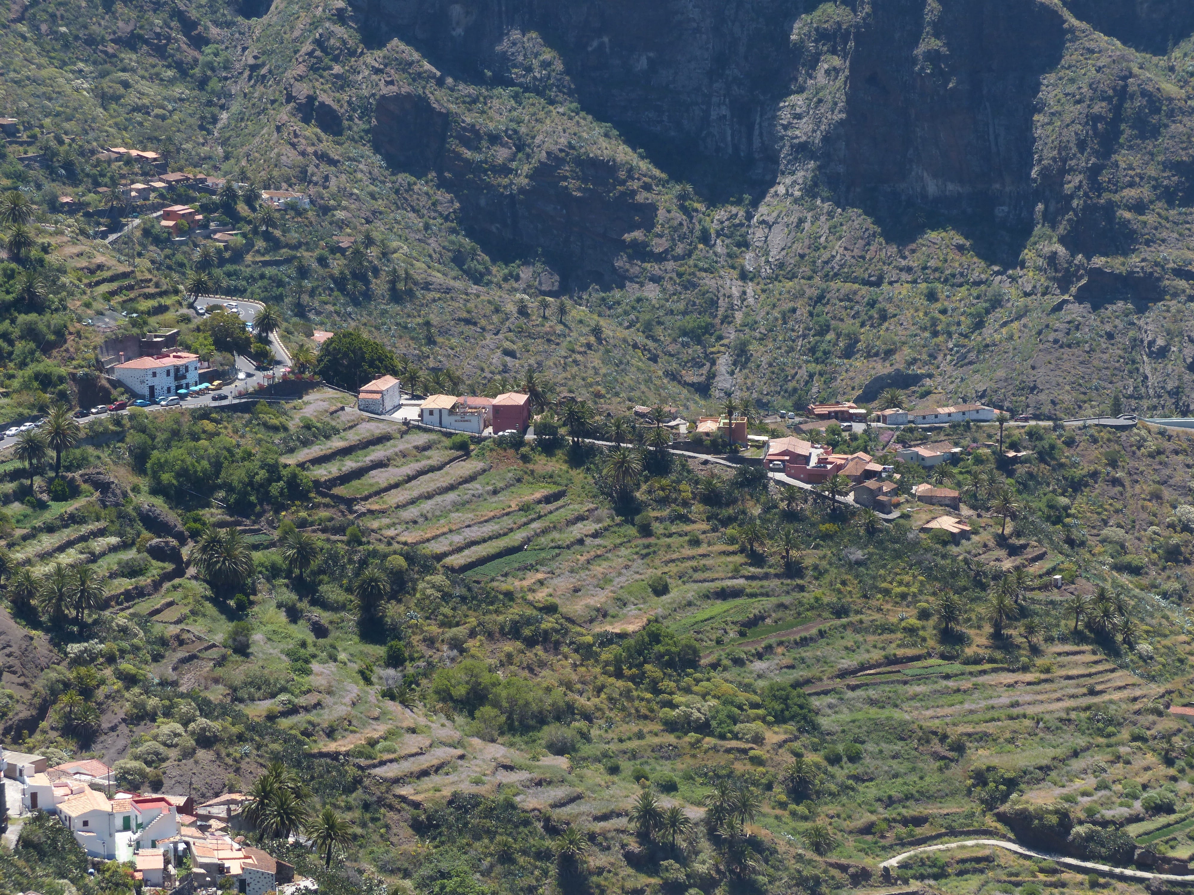 bergdorf, outdoors, mediterranean, Plantations, field, house, slope, nature, green color, scenics, landscape, mountains, beauty in nature, Village, rural scene, HD Wallpaper