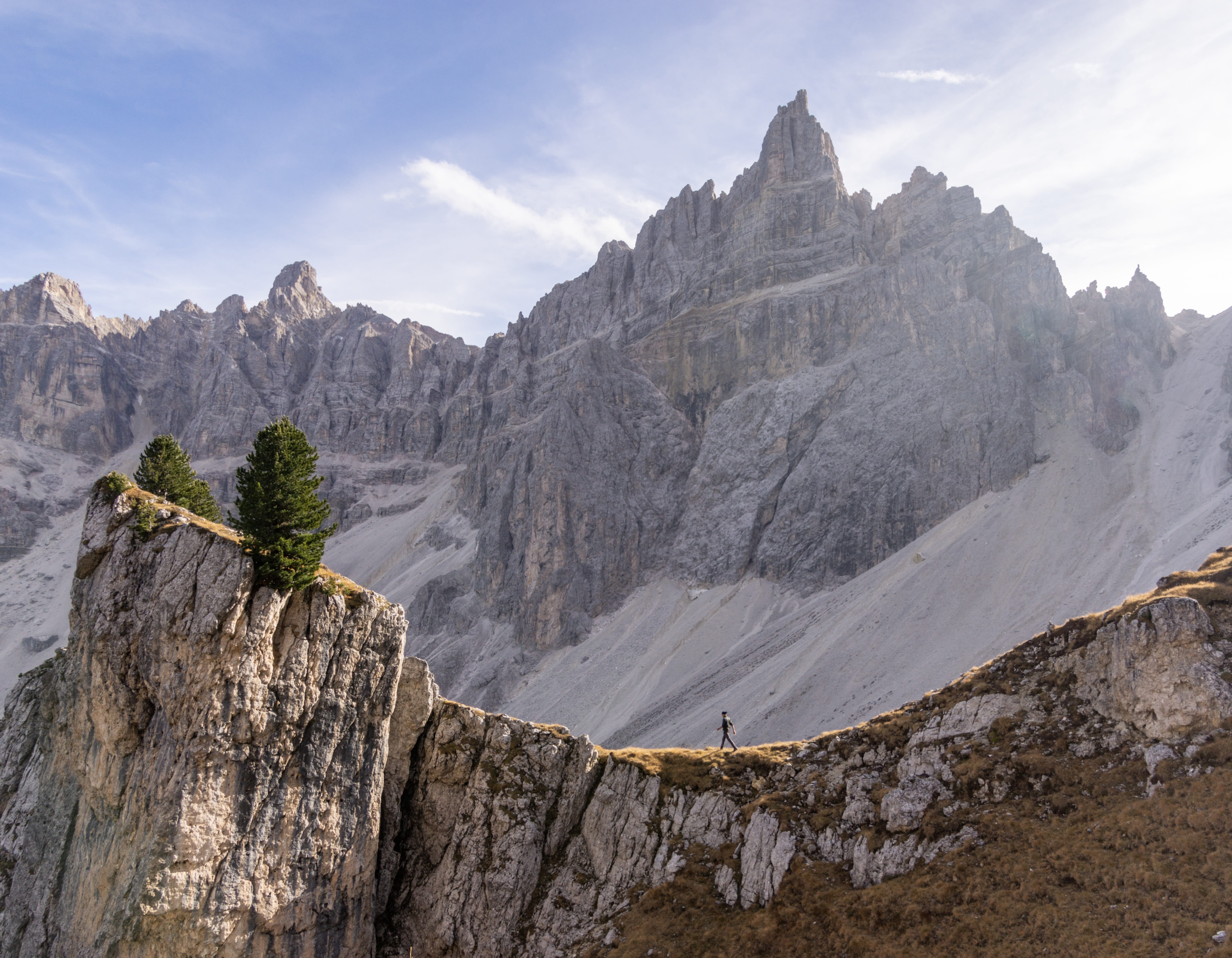 scenics - nature, environment, day, solitary, formation, tranquility, rock, tranquil scene, solitude, sky, outdoors, geology, cloud - sky, no people, alps, HD Wallpaper