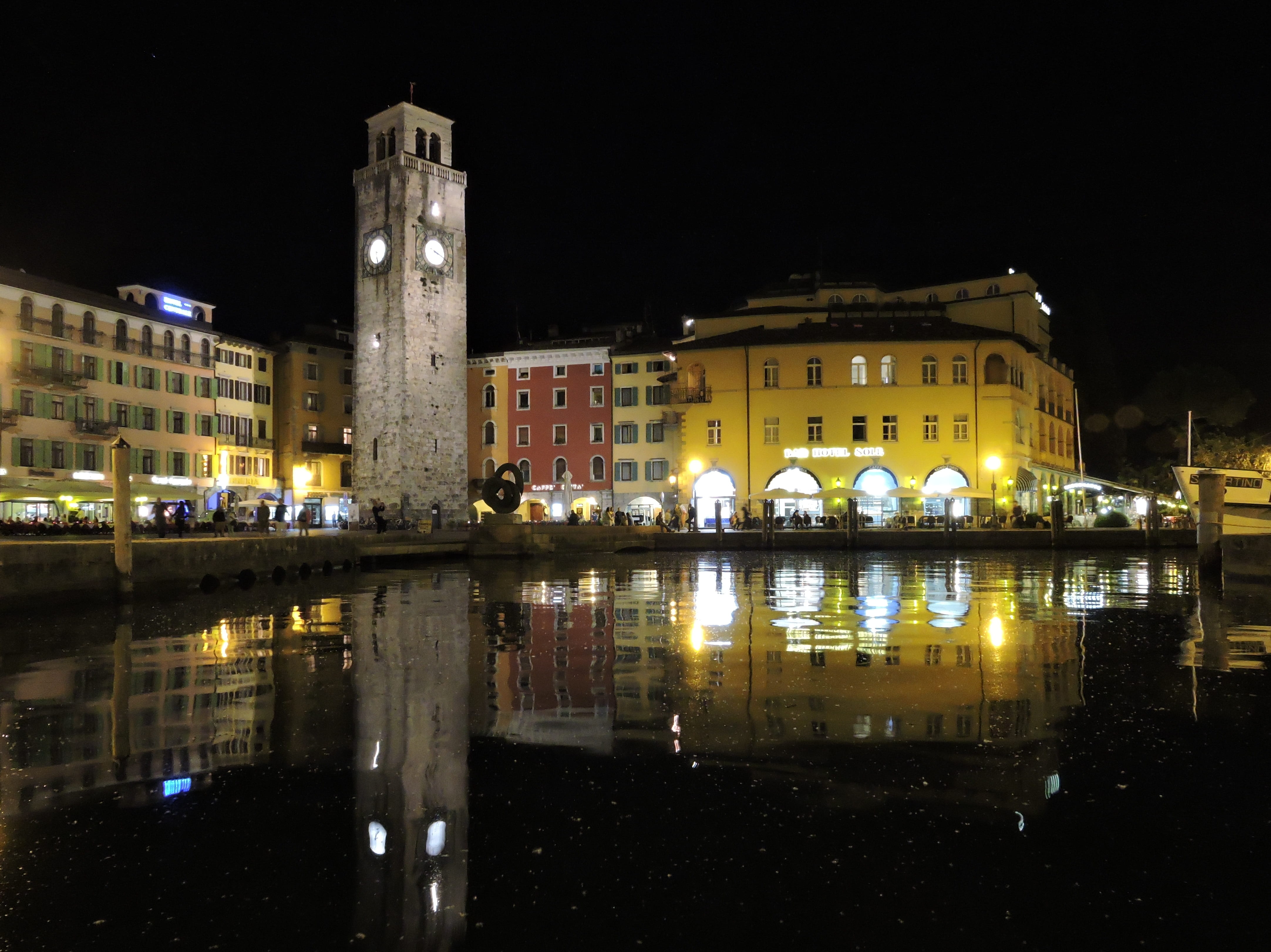 construction, building exterior, waterfront, no people, lights, watch, history, Lake, built structure, water, architecture, building, nature, Palaces, Campanile, HD Wallpaper
