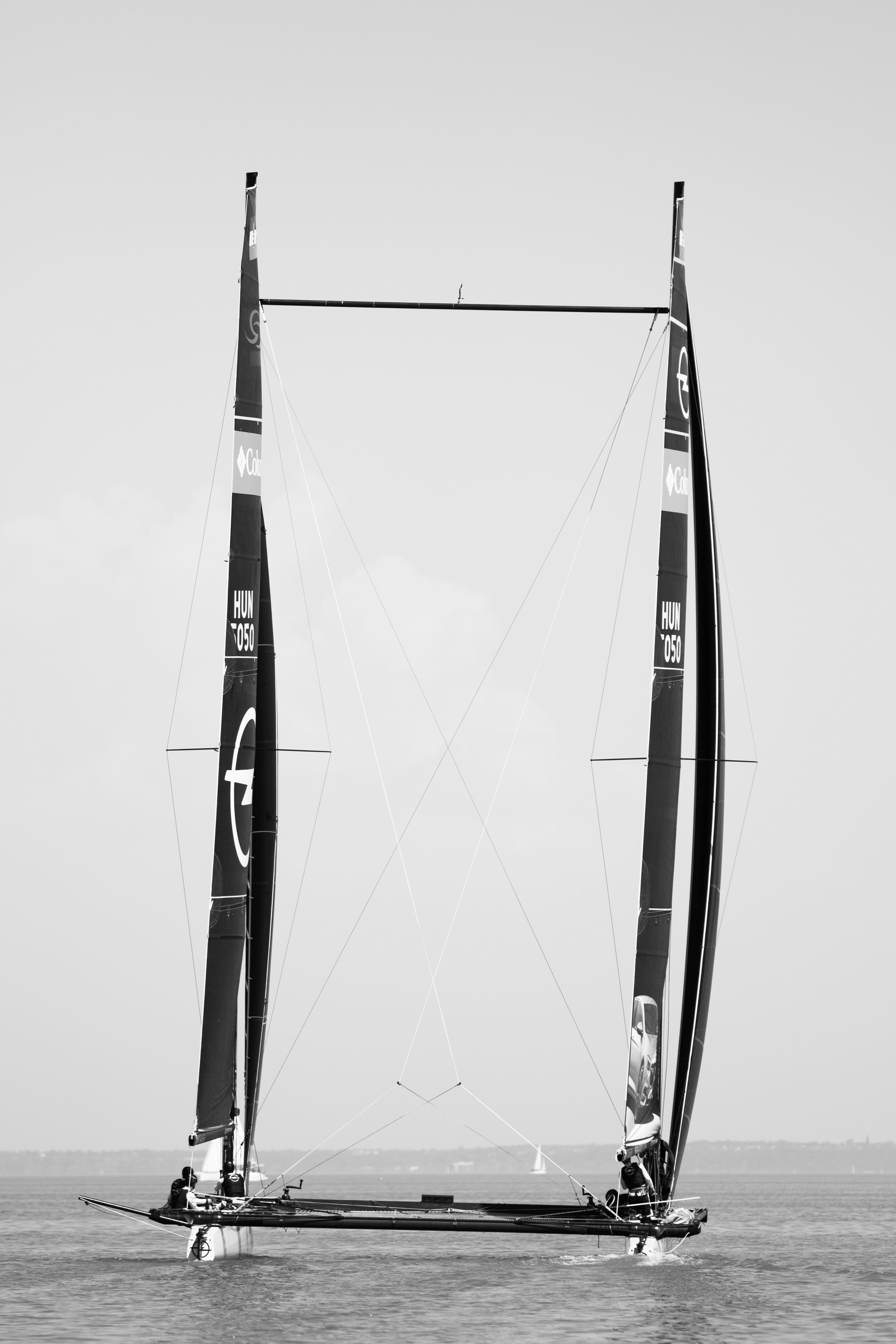 sport, water, outdoors, garda, wind, sea, 5K, symbol, blackandwhite, vehicle, building, sailboat, archery, human, sports, day, nautical vessel, nature, Phone HD Wallpaper