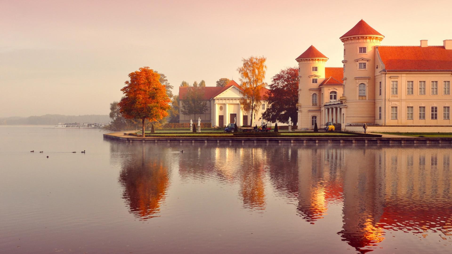 the city, scenery, the fall, fall, city, beautiful, 1080P, germany, the beautiful scenery, HD Wallpaper