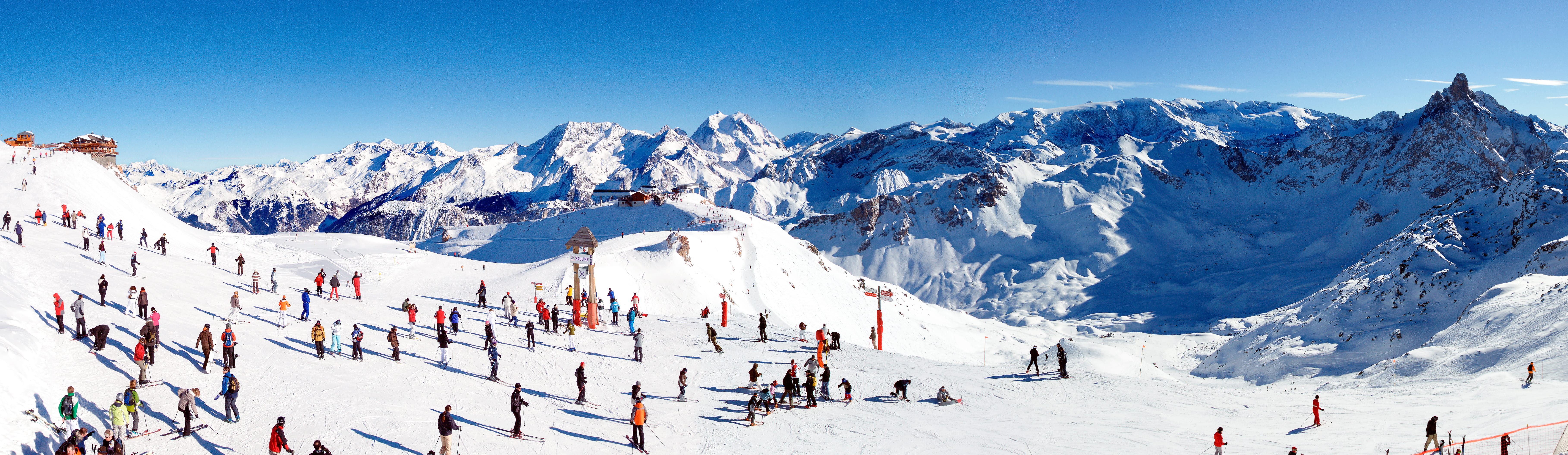 travel, saint-bon-tarentaise, alps, mountain, sport, mountain range, winter, sky, vacations, winter sport, snow, nature, mountain peak, trip, ski, ski holiday, HD Wallpaper