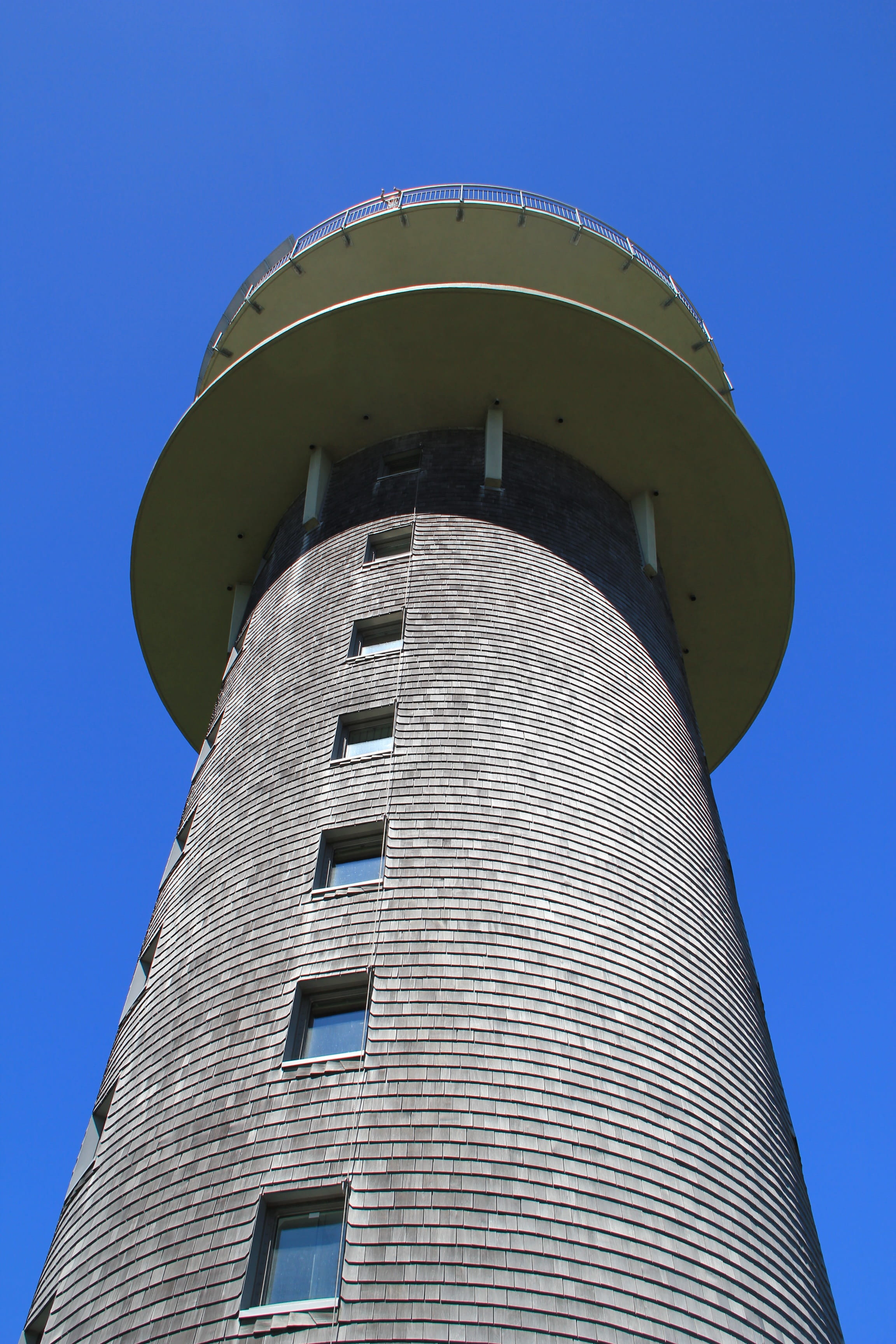 tall - high, lighthouse, day, guidance, no people, box hill tower, Feldberg, sky, sunlight, low angle view, clear sky, protection, travel, architecture And Buildings, Phone HD Wallpaper