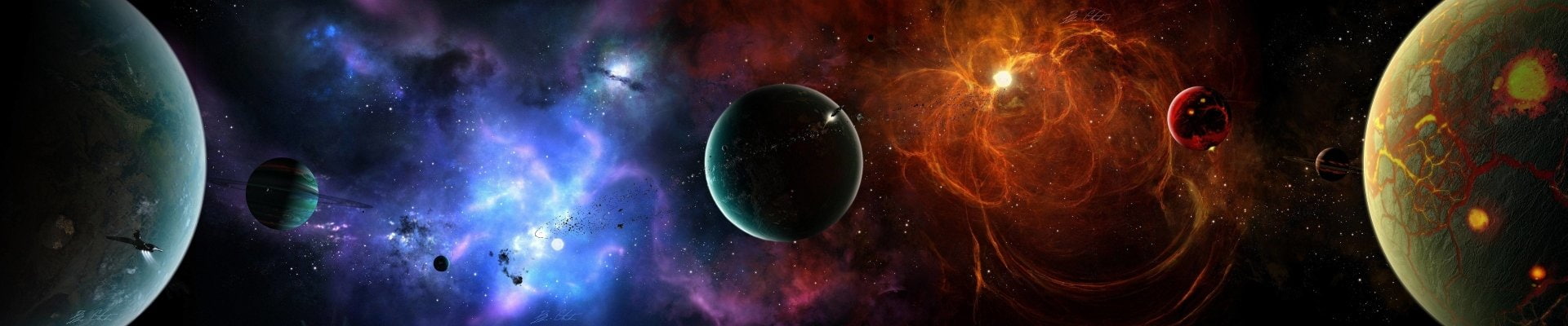 motion, close-up, transparent, panoramic, fish, Sci Fi, sphere, night, pattern, purple, glowing, illuminated, multi colored, Planets, sea, no people, nature, HD Wallpaper