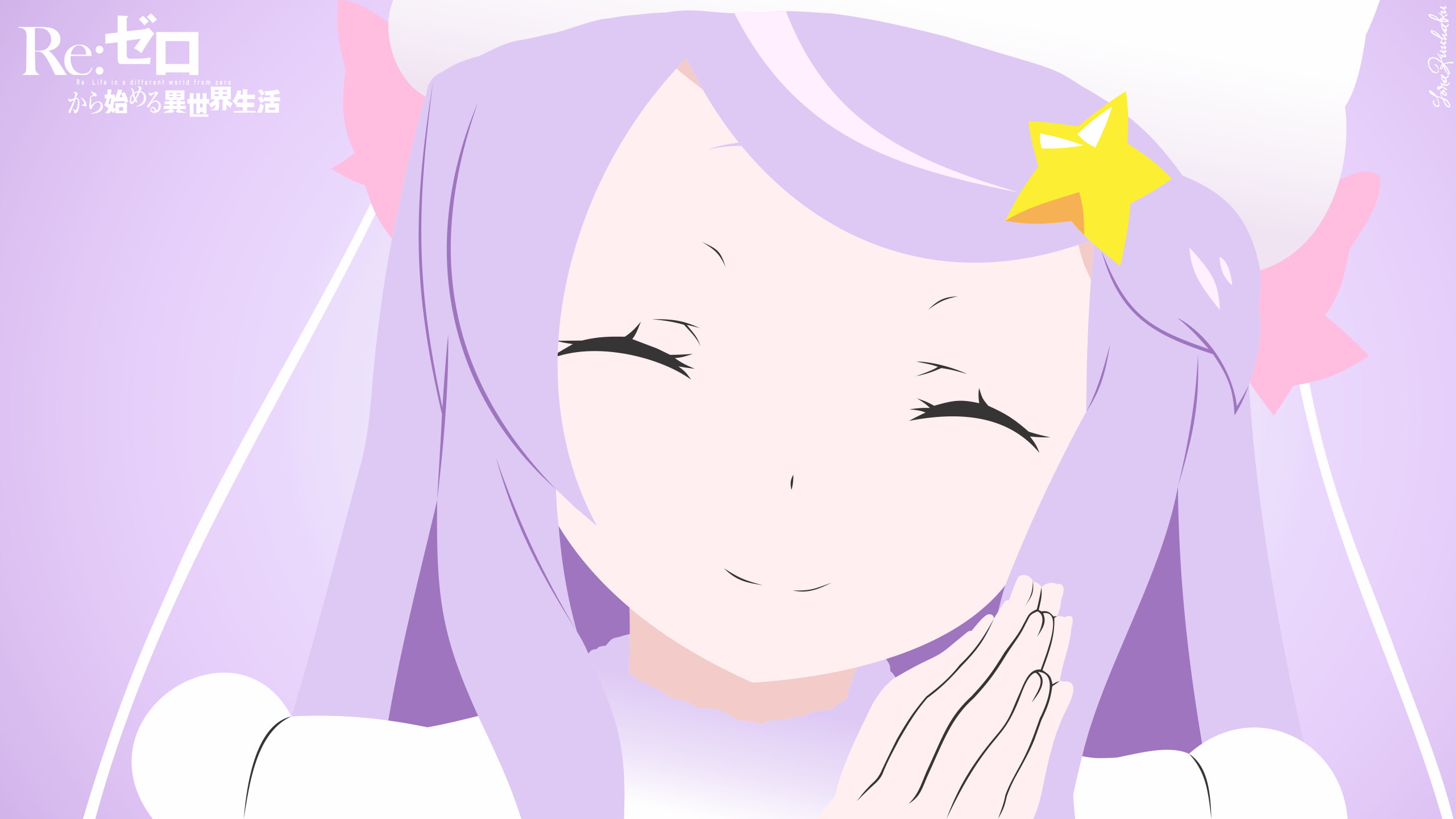 representation, bird, human body part, communication, body part, one animal, art and craft, 2K, anime, people, nature, sky, purple, anime girls, Anastasia Hoshin (Re: Zero), HD Wallpaper