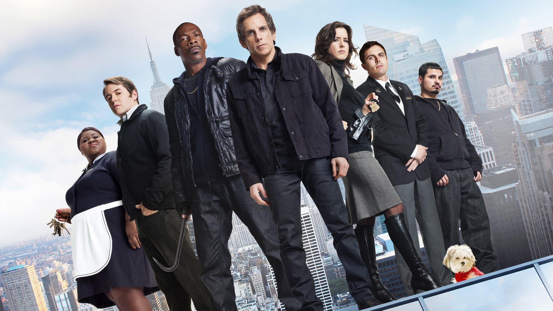 Eddie Murphy, 1080P, Tea Leoni, Tower Heist, Matthew Broderick, Casey Affleck, Michael Peña, Movie, Gabourey Sidibe, HD Wallpaper