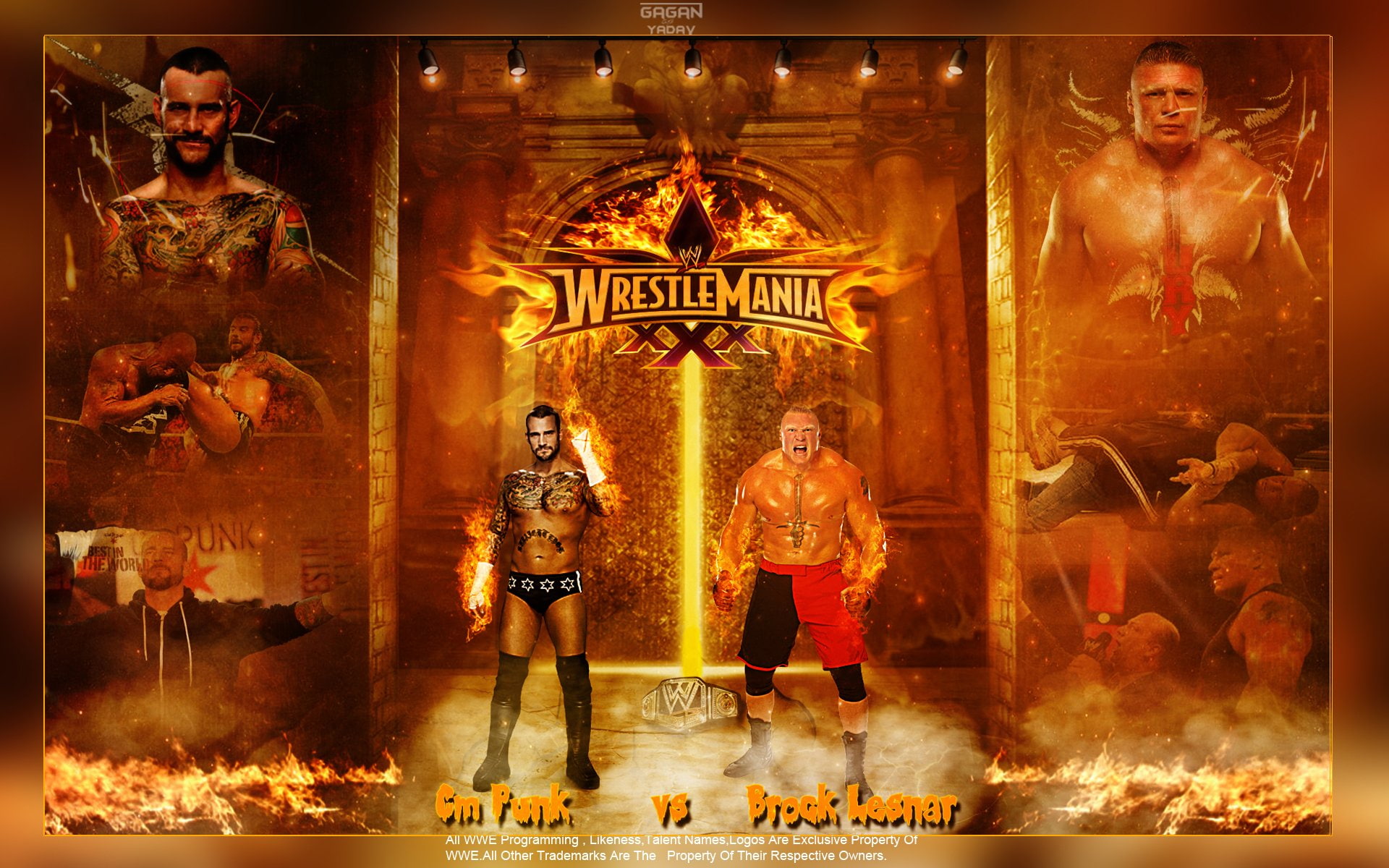 fighting, brock, lesner, wwe, 1080P, wrestling, HD Wallpaper