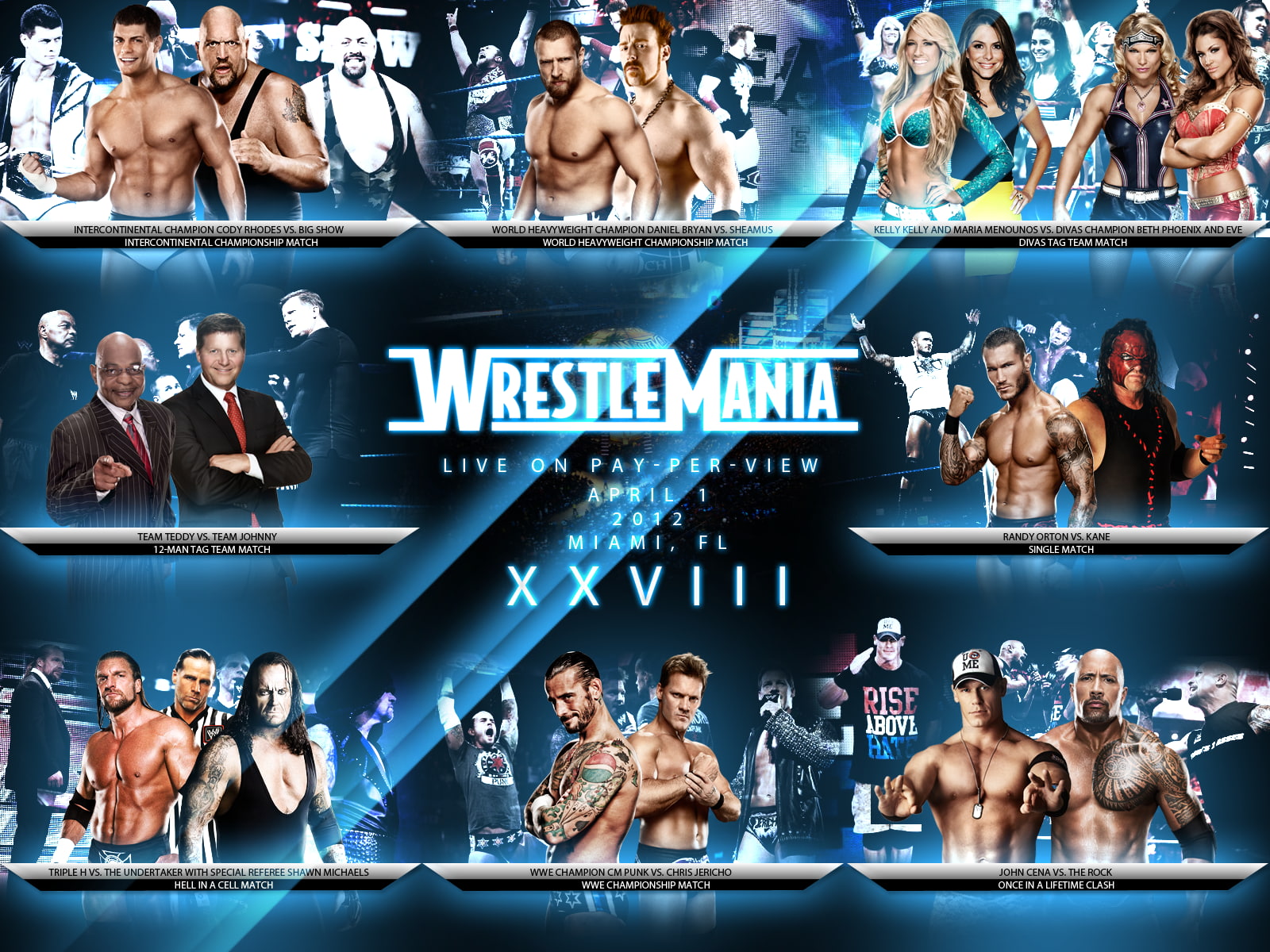 wrestle, 720P, wrestling, posters, wrestlemania, wwe, poster, HD Wallpaper