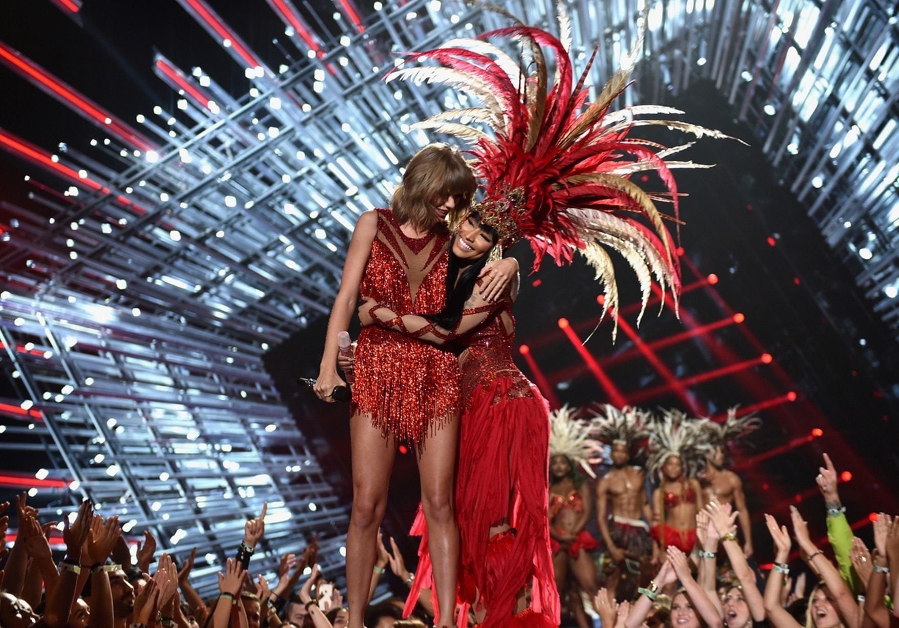 Singers, 720P, Taylor Swift, Nicki Minaj, HD Wallpaper