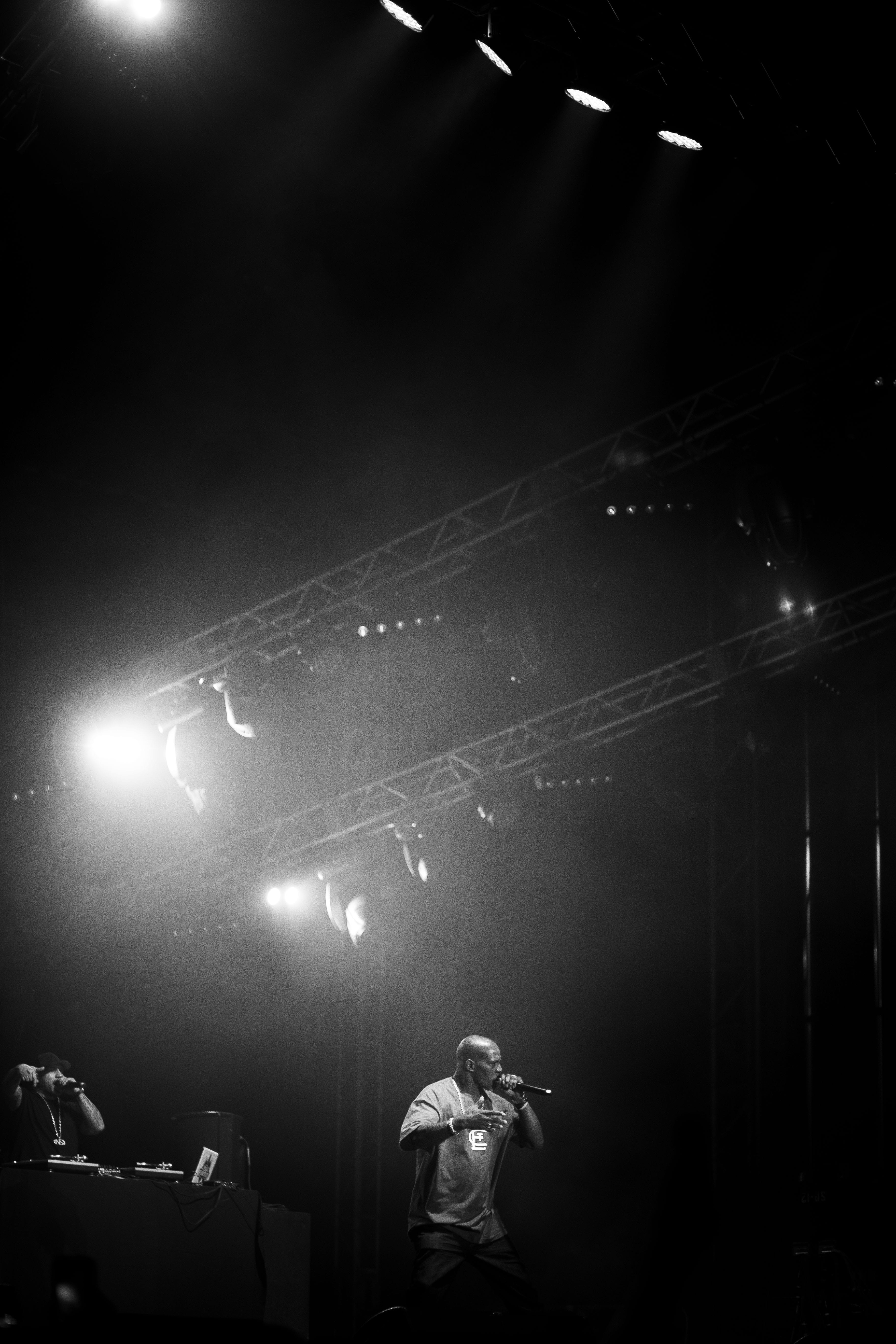 music, light, occupation, people, concert, night, illuminated, enjoyment, black and white, nightlife, popular music concert, performance, dmx, wilde life, Phone HD Wallpaper