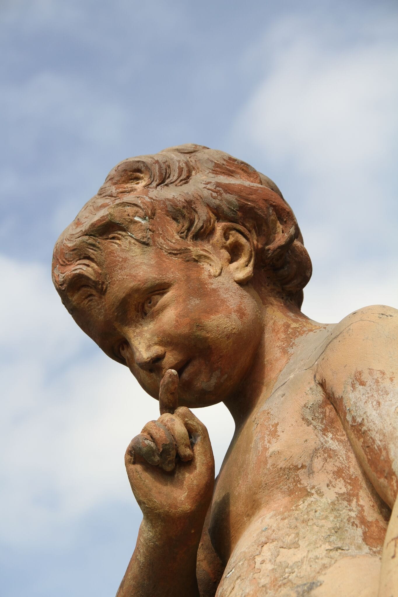 human representation, 1080P, no people, stone, sky, nature, hush, memorial, cloud - sky, craft, day, male likeness, child, religion, finger, art and craft, Phone HD Wallpaper