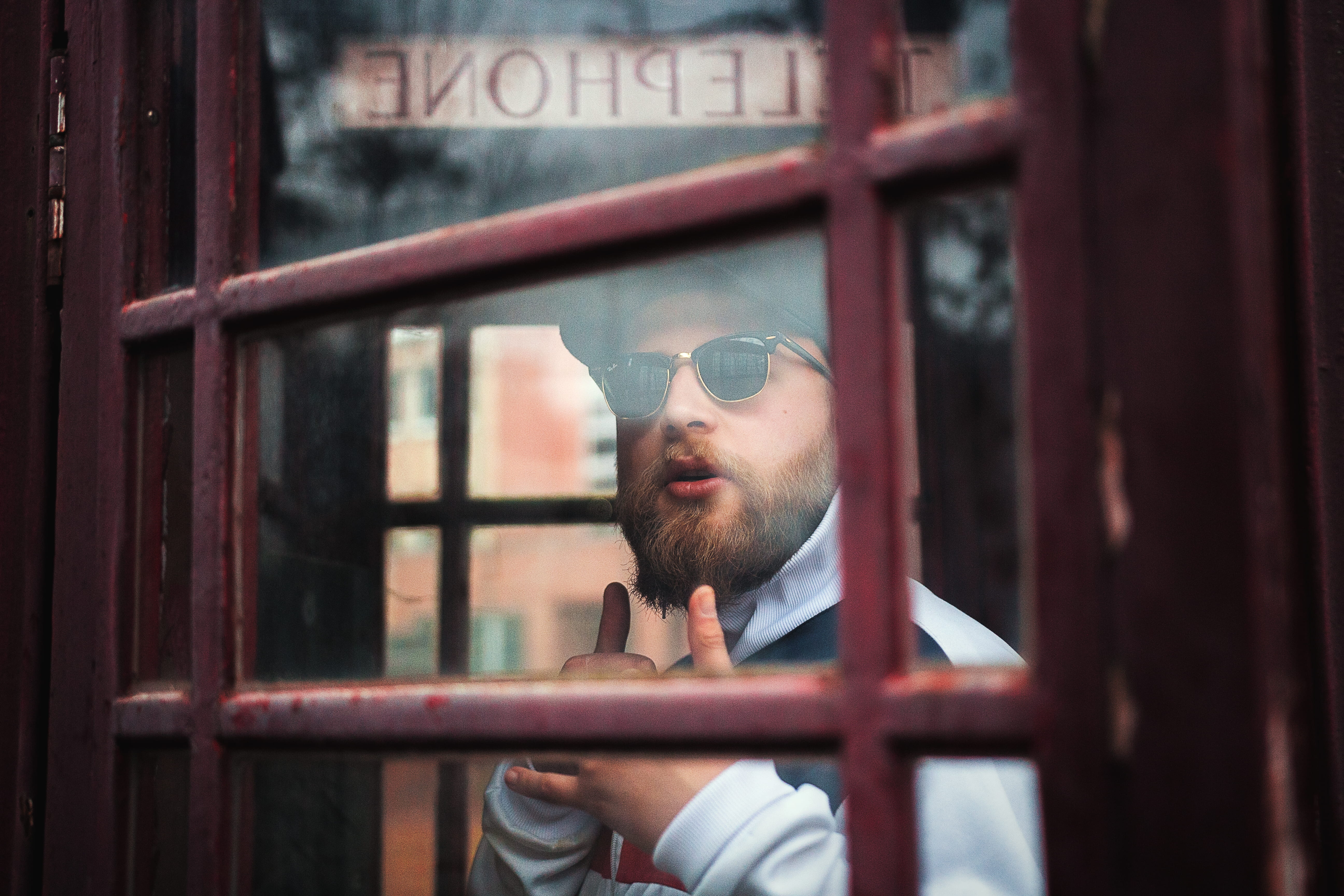 sungalsses, one person, front view, young adult, door, person, 5K, punishment, prison cell, inside, metal, glasses, building, outdoors, architecture, behind, HD Wallpaper