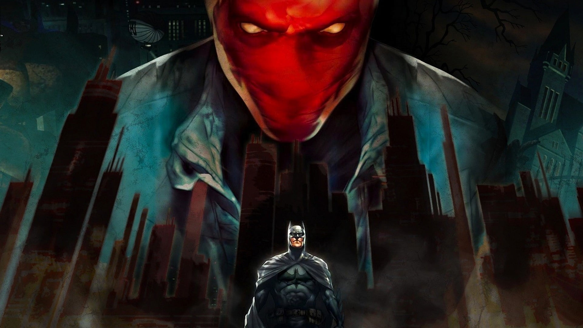 fantasy art, spirituality, illustration, 1080P, red, Red Hood, spooky, human representation, creativity, people, architecture, evil, art and craft, representation, HD Wallpaper