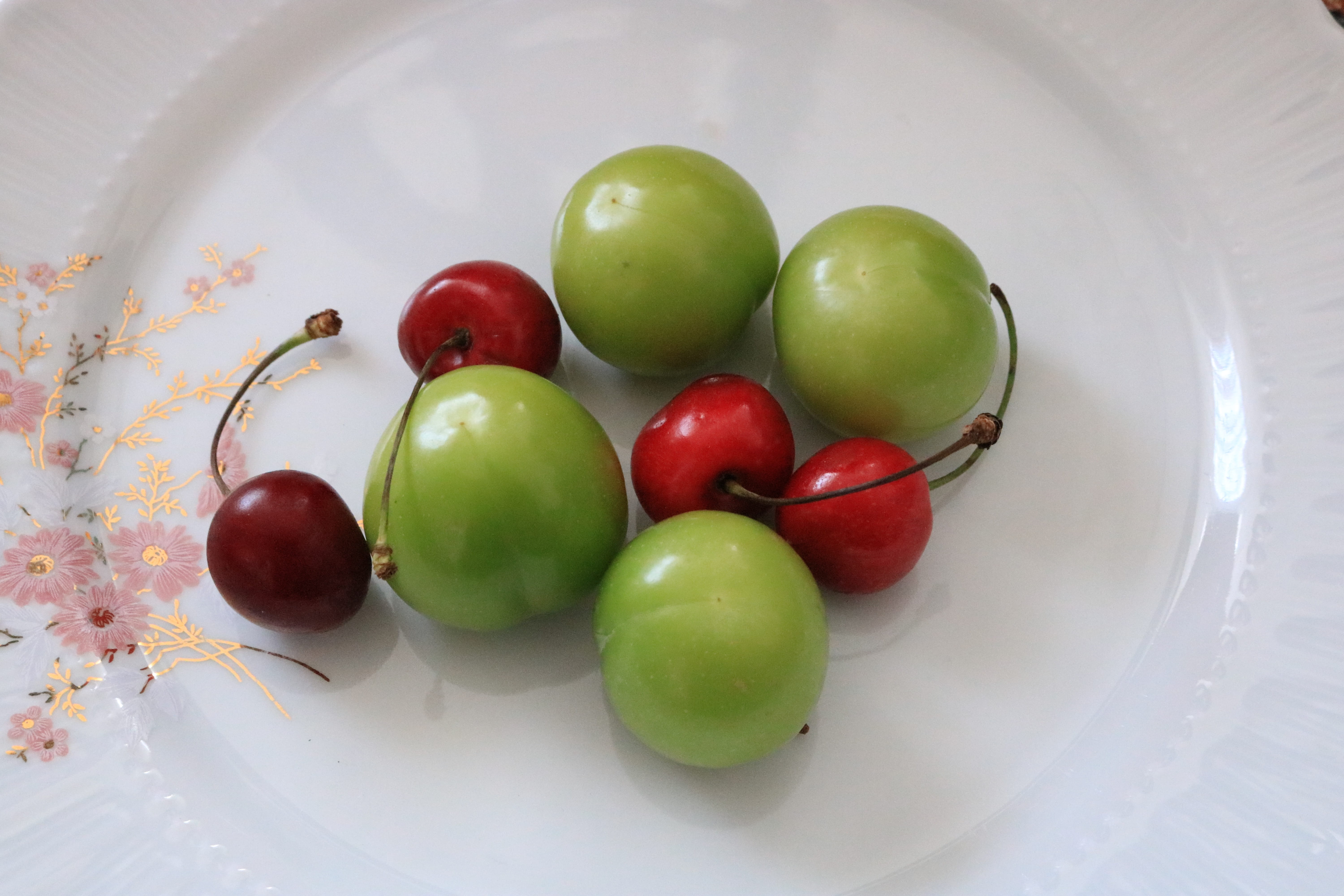 delicious, fruit, red, plate, grape, high angle view, 5K, directly above, close-up, apple - fruit, freshness, no people, nutrition, sweet, no one, HD Wallpaper