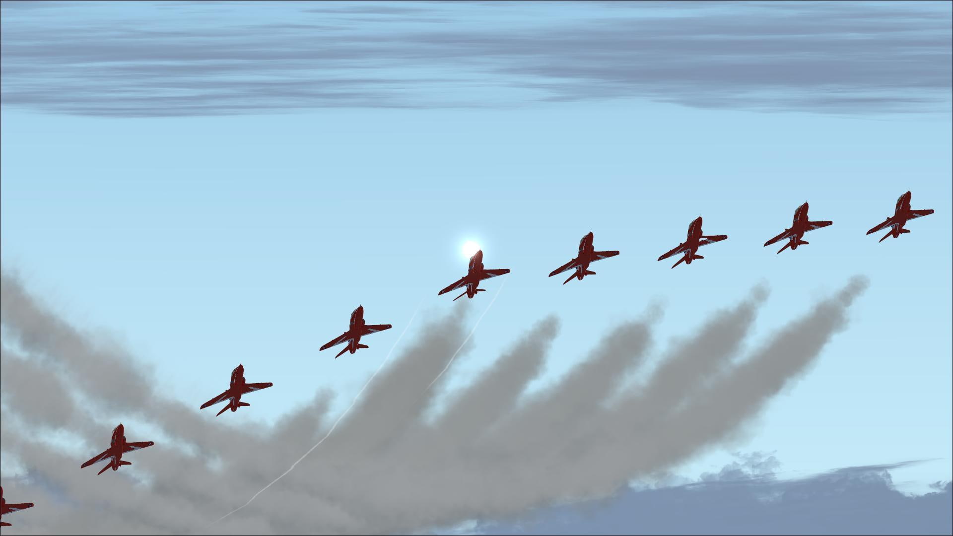 aircraft planes, red, nine, mike, airplane, another, 1080P, fake, HD Wallpaper