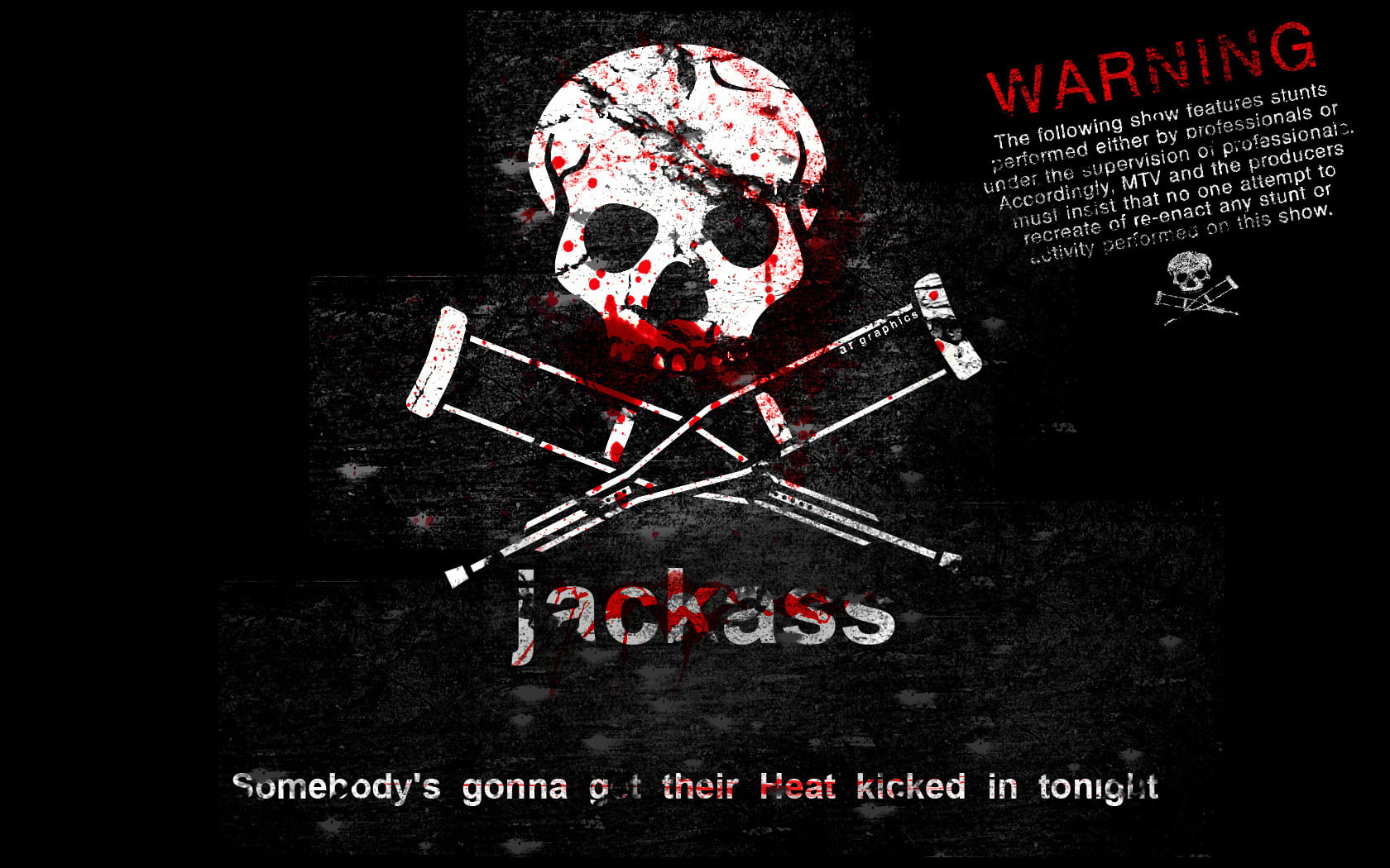 dead, logo, aggression, jackass, 720P, people, symbol, skull, human Skeleton, no people, warning Sign, death, black background, spooky, indoors, blood, HD Wallpaper
