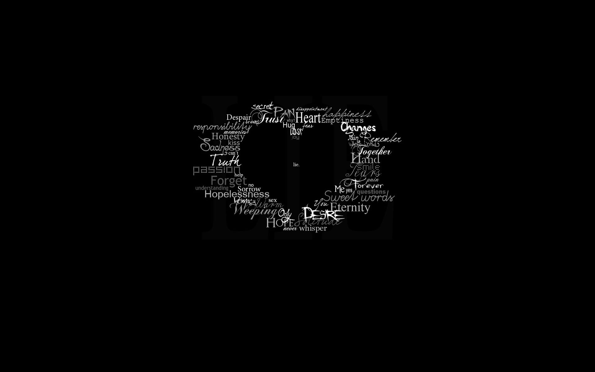 glowing, words, artwork, no people, letters, technology, creativity, connection, 1080P, text, pattern, ideas, studio shot, white, labels, black Background, HD Wallpaper