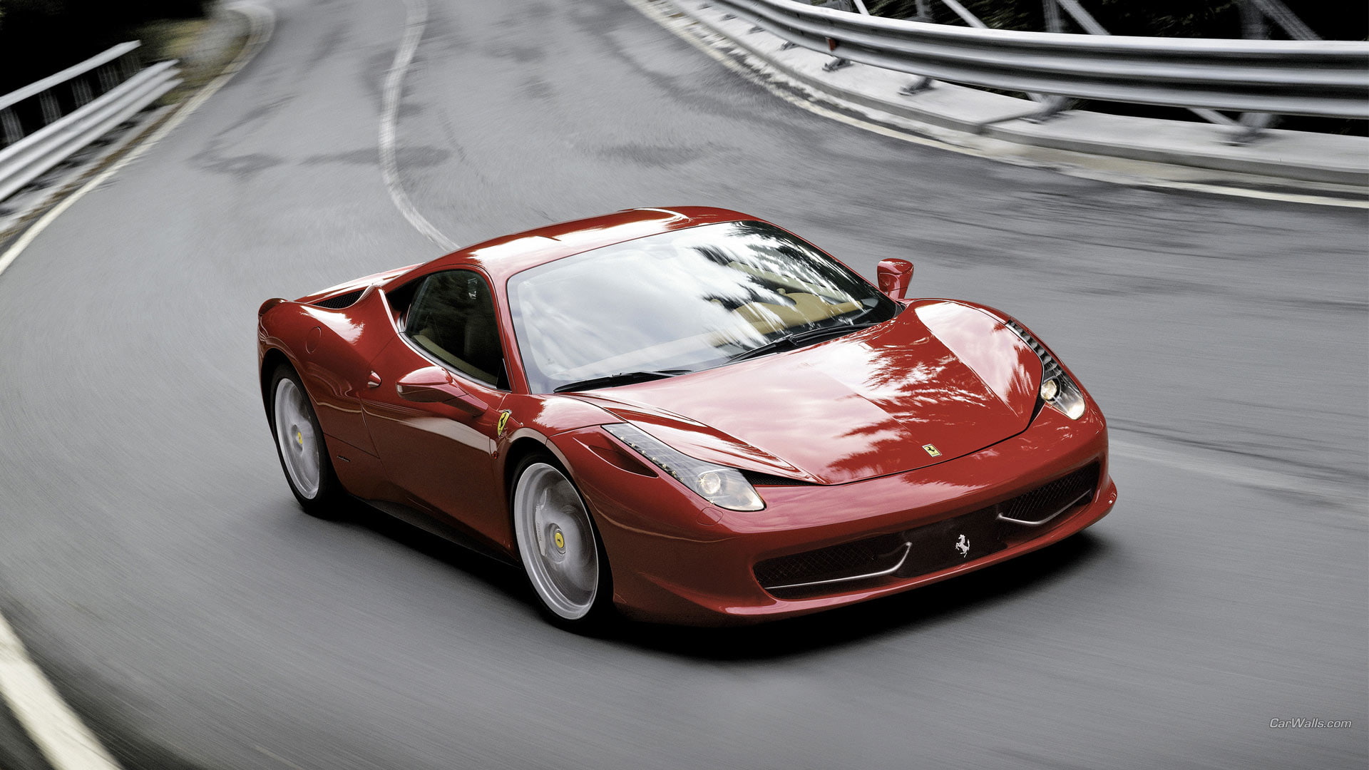 1080P, motion, cars, ferrari, sports, 458, blur, red, hd, coupe, italia, HD Wallpaper
