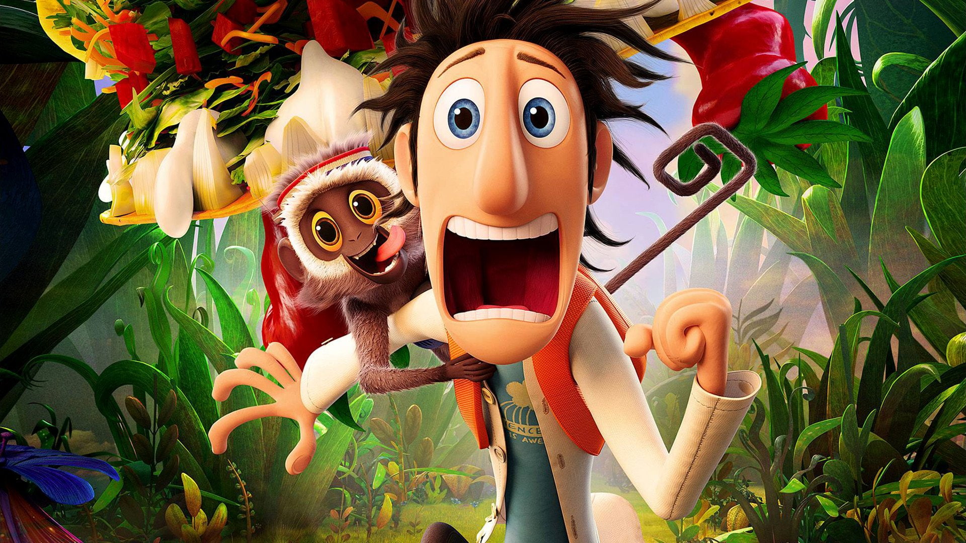Movie, 1080P, Cloudy with a Chance of Meatballs 2, HD Wallpaper