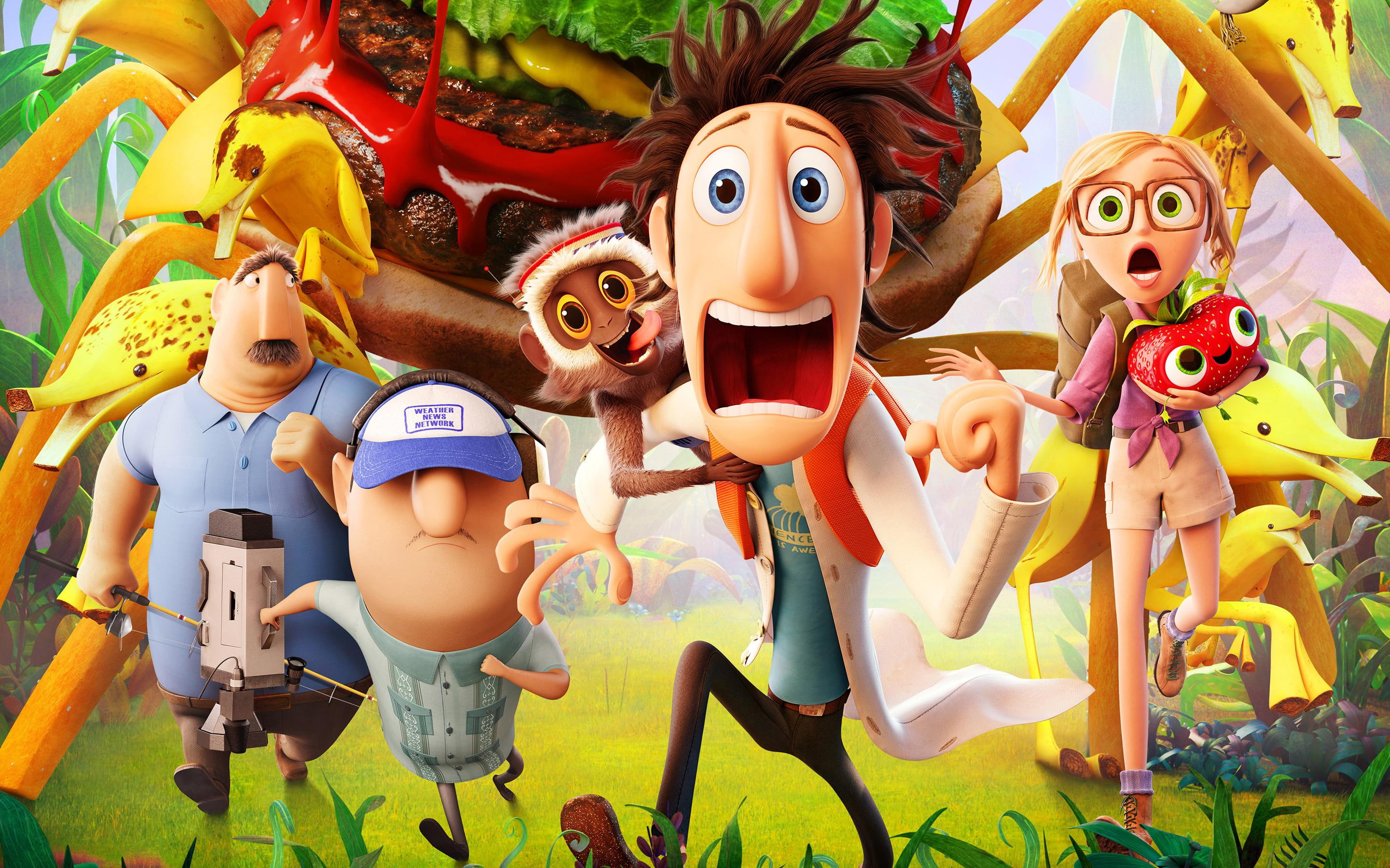 with, 2013, 2K, movie, meatballs, chance, cloudy, HD Wallpaper