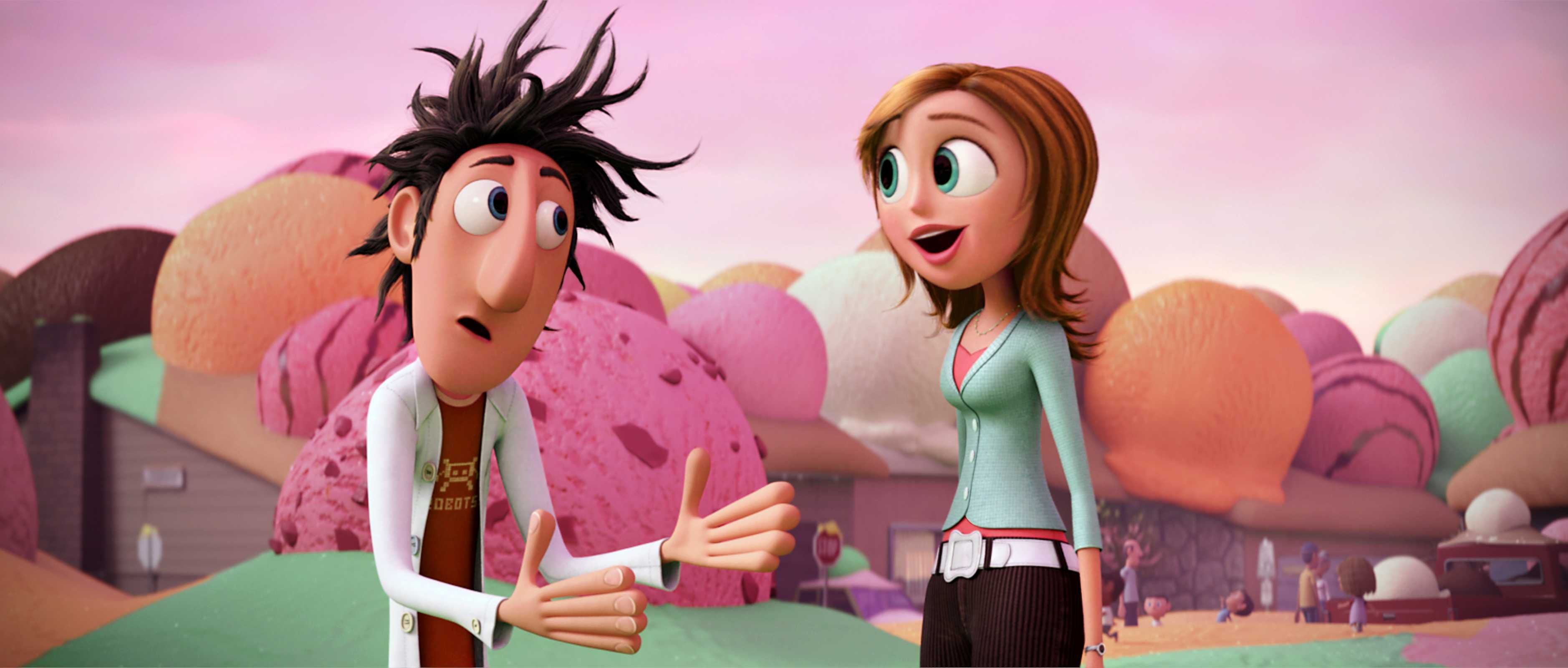 2K, cloudy with a chance of meatballs, HD Wallpaper