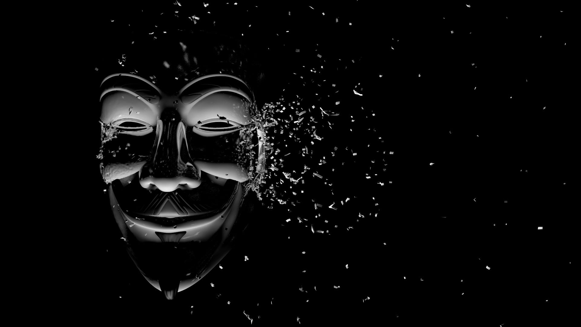 Mask, Guy Fawkes, Render, 1080P, Rendering, HD Wallpaper