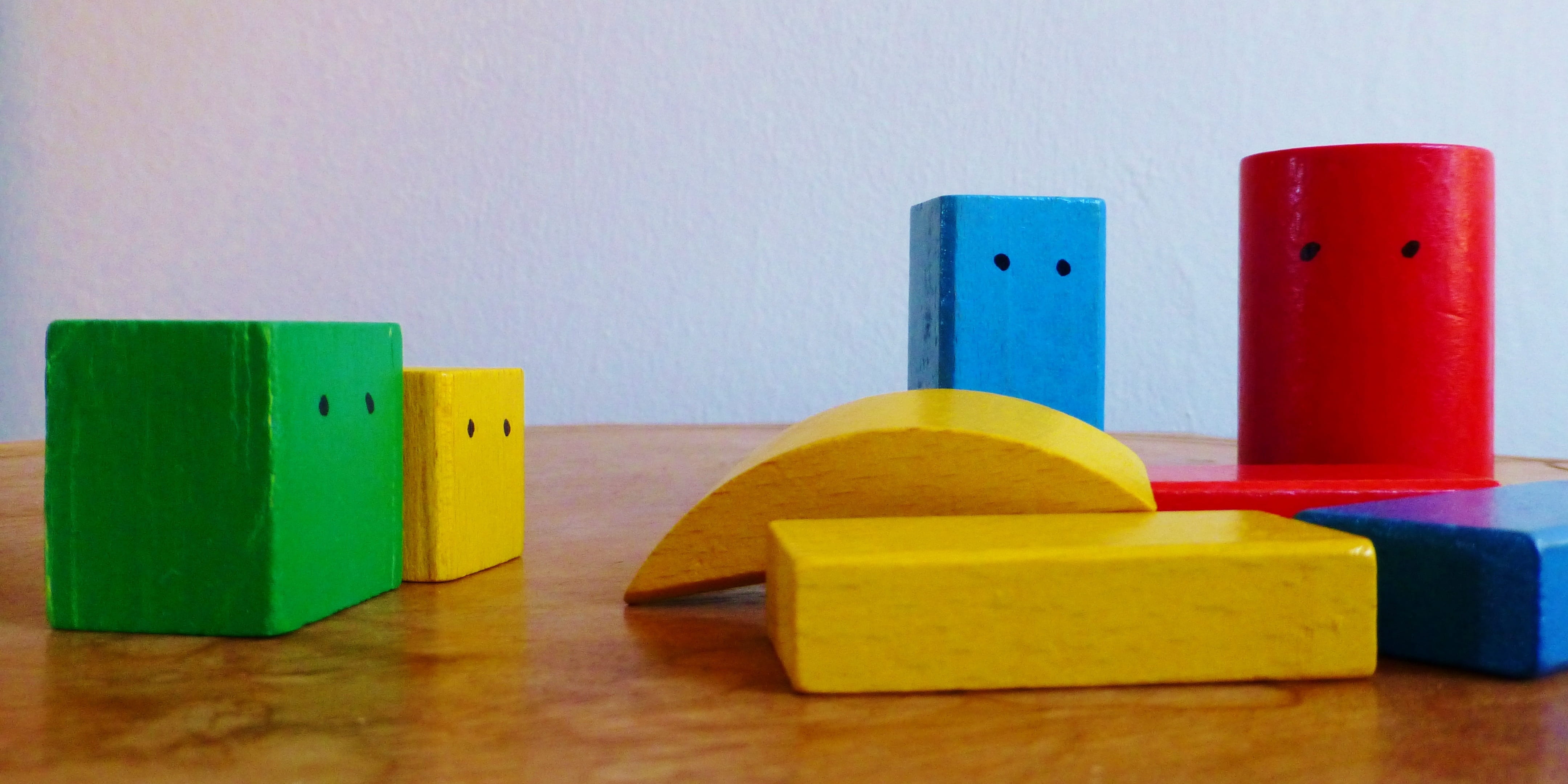 cubes, toy, therapy agents for the advice, building blocks, multi colored, colorful, each other bodies, architecture, build, office, blue, red, variation, HD Wallpaper
