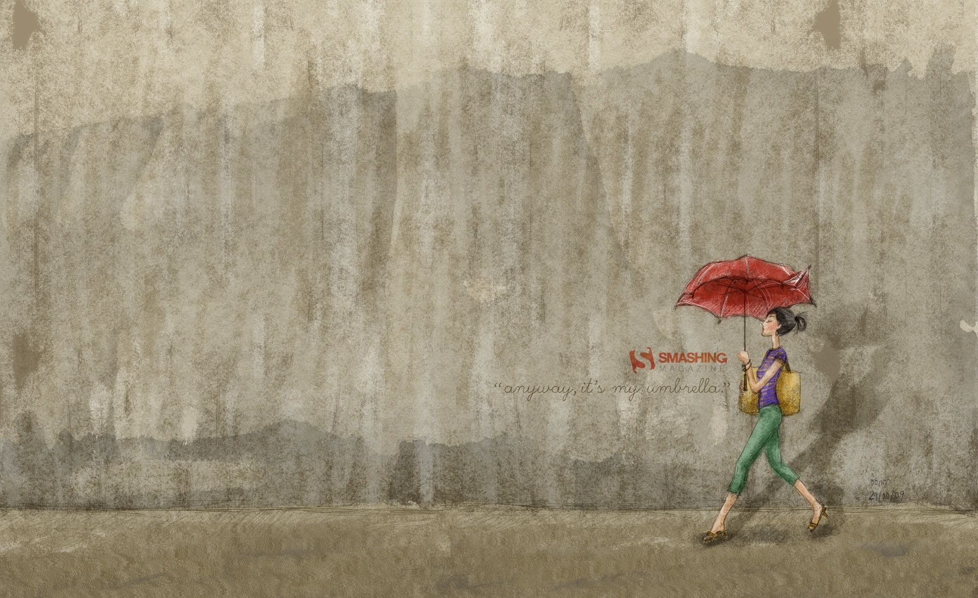 art, casual clothing, Girl, holding, adult, vector, nature, standing, 1080P, one person, lifestyles, anyway its my umbrella, security, women, Drawings, HD Wallpaper