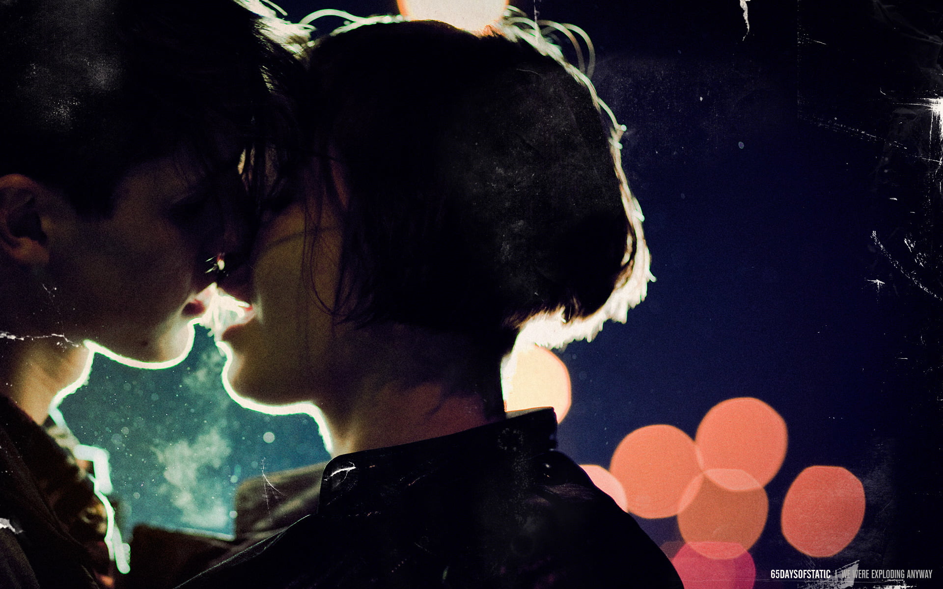 lifestyles, color Image, 65daysofstatic, hair bun, females, love, human Face, human hair, people, real people, kissing, passion, dating, 1080P, night, HD Wallpaper