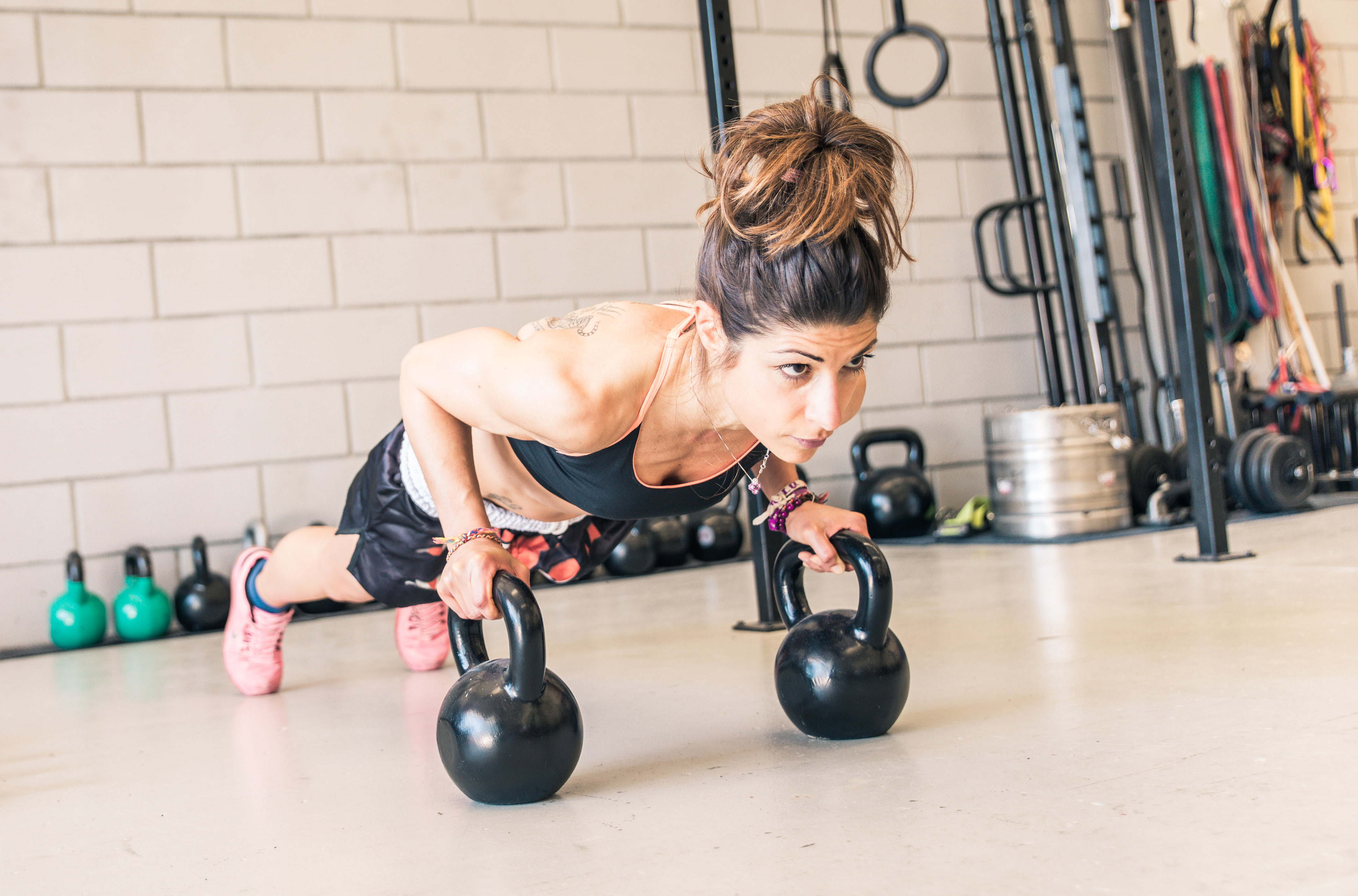 workout, pushups, 4K, Russian dumbbell, HD Wallpaper