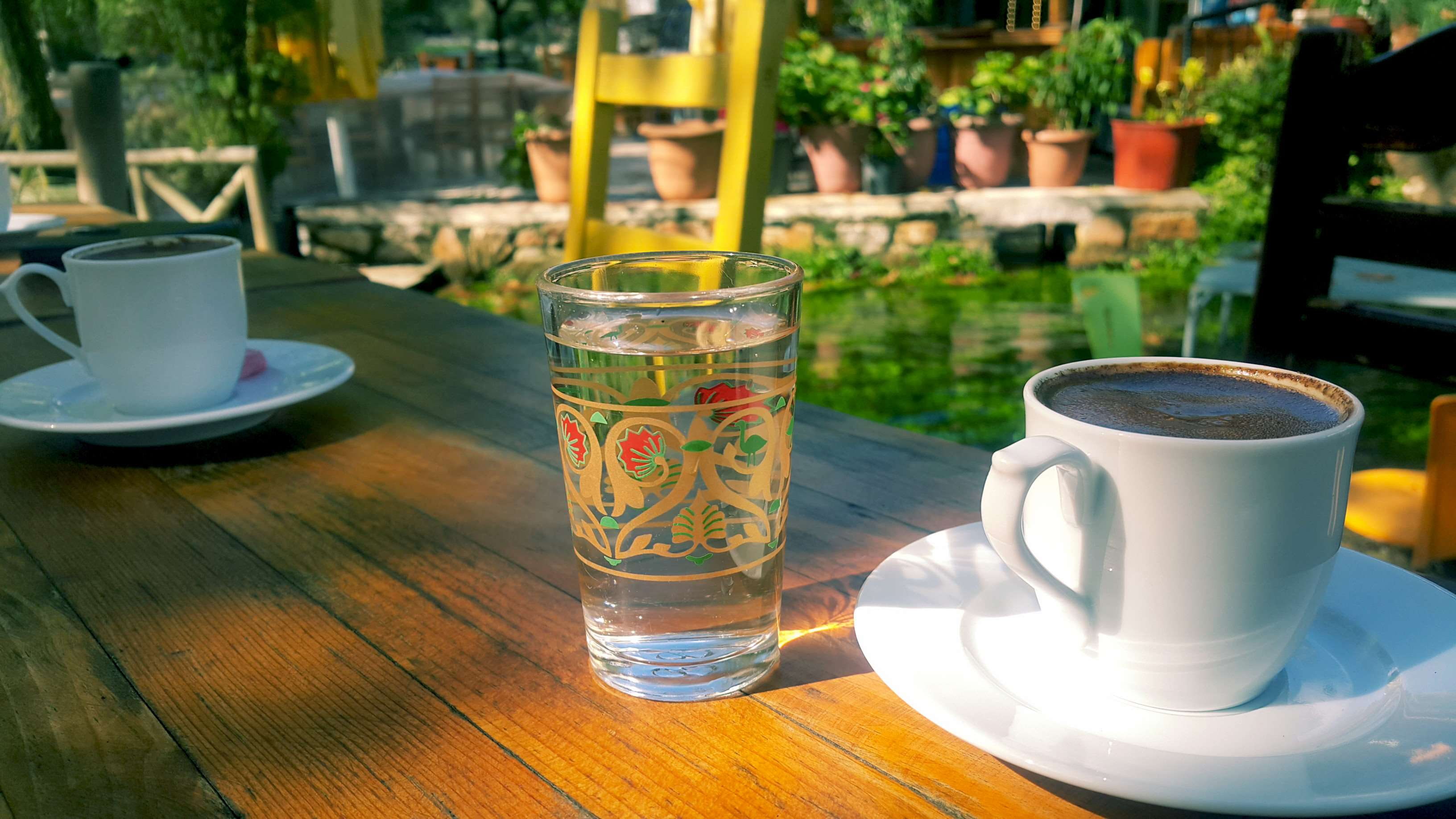 turkish coffee, 2K, focus on foreground, freshness, table, mug, coffee, no people, coffee - drink, cup, refreshment, coffee cup, close-up, day, drinking glass, HD Wallpaper