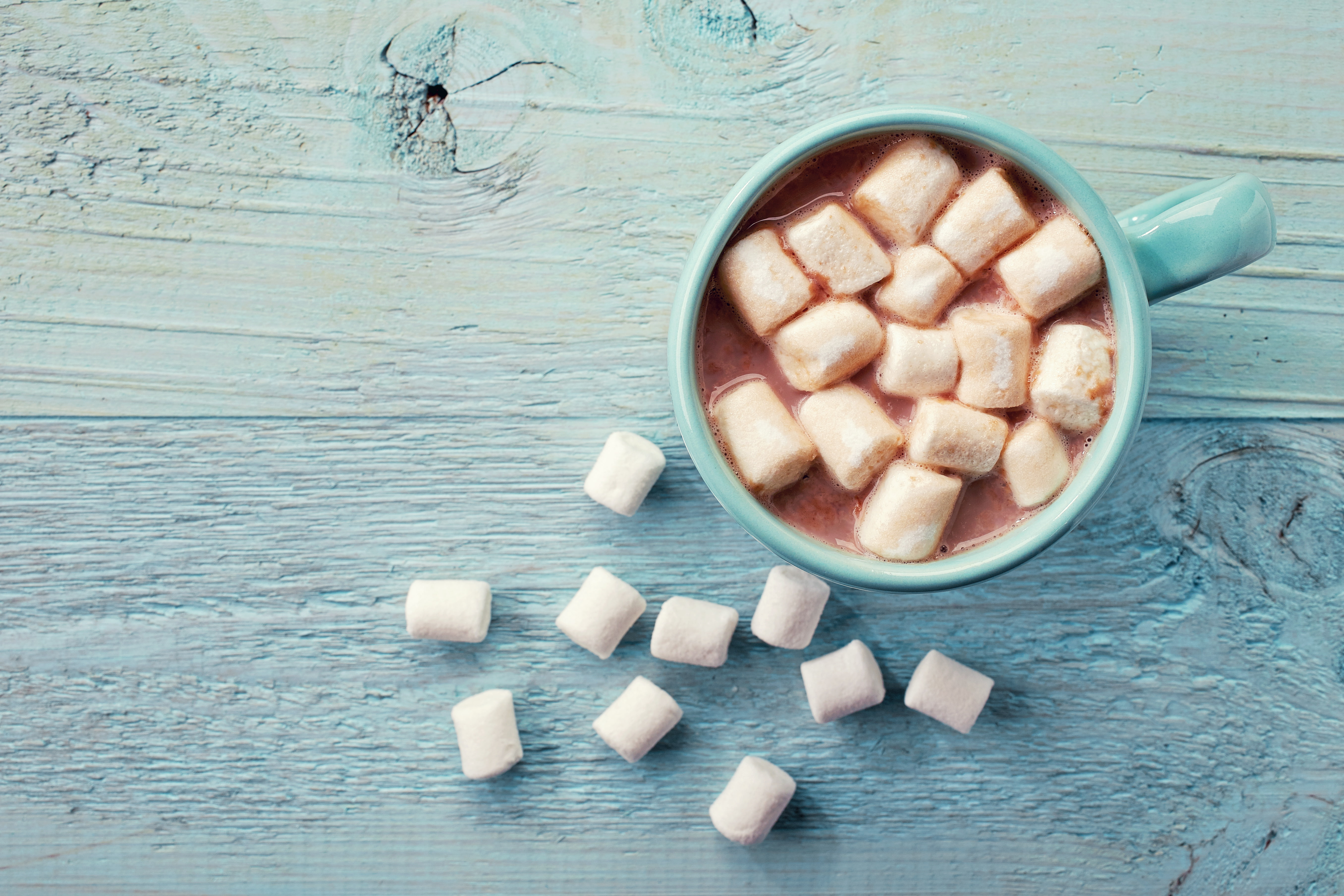 drink, winter, marshmallows, hot, Cup, 5K, cocoa, HD Wallpaper