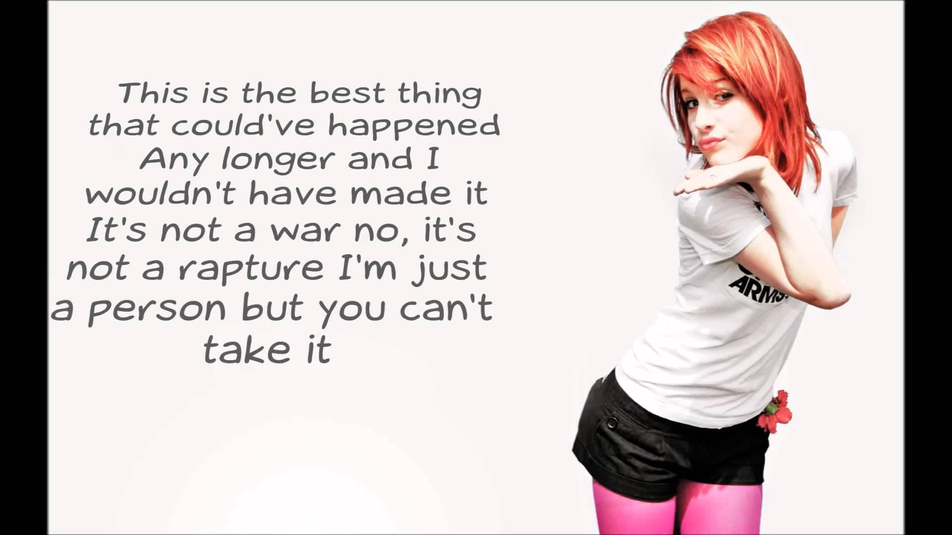 hollywood, celebrity, lyrics, celebrities, paramore lyrics, 1080P, paramore, desktop, HD Wallpaper