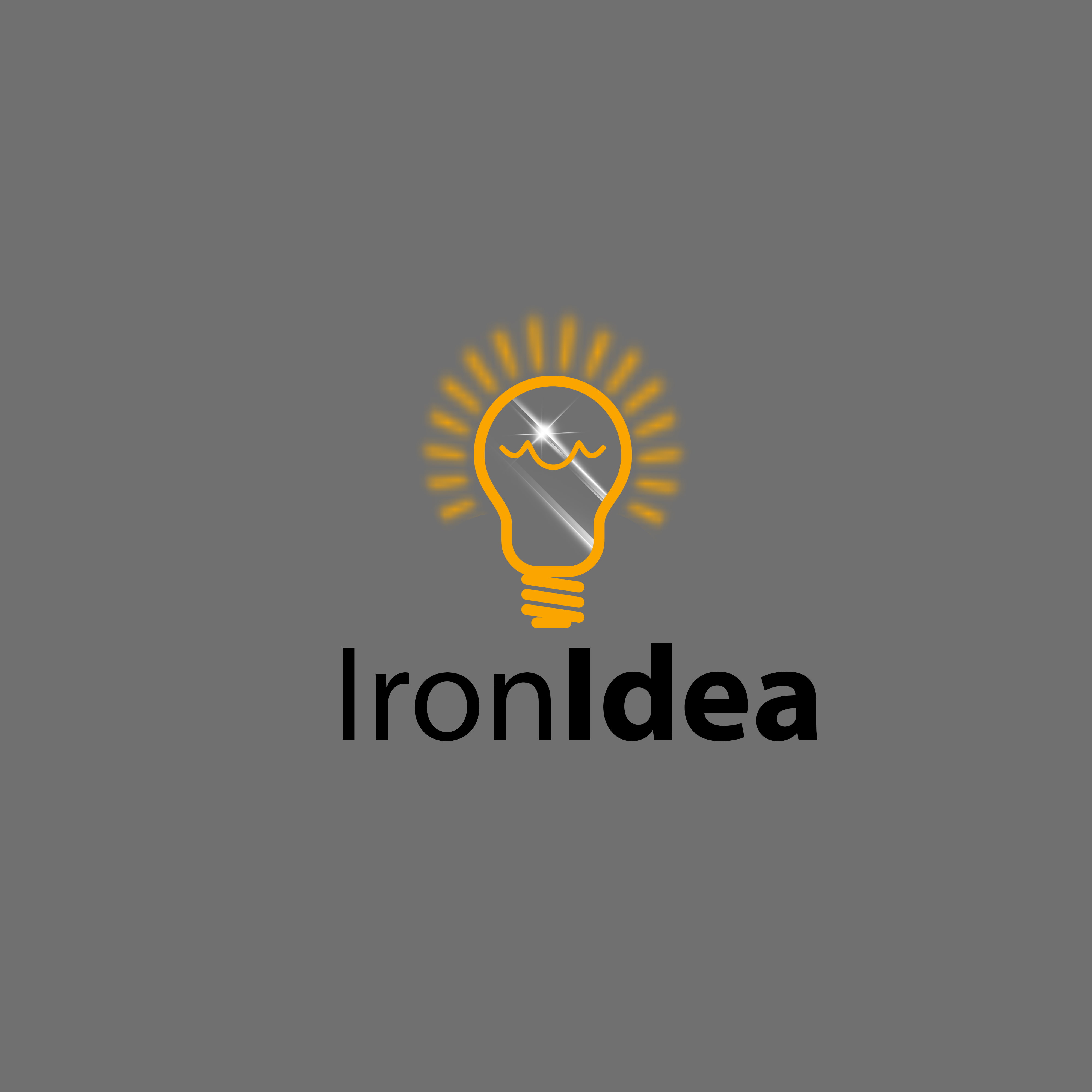 typography, lightbulb, 4K, artwork, simple background, Phone HD Wallpaper