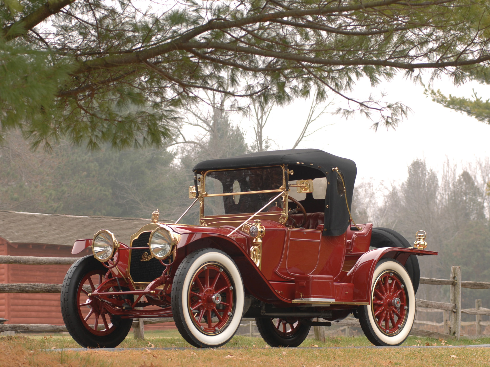 runabout, retro, luxury, packard, 1 38, 1913, 1080P, HD Wallpaper
