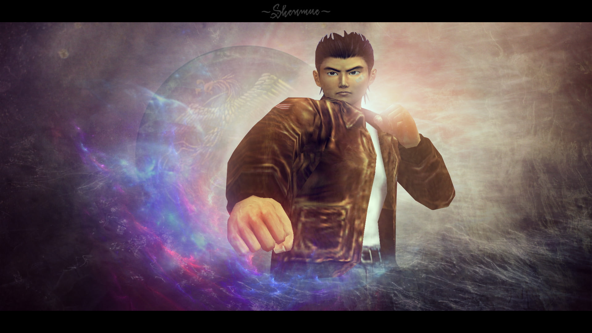 females, technology, fantasy, shenmue sega dreamcast video games, mid adult, waist up, digital composite, connection, serious, futuristic, wireless technology, HD Wallpaper