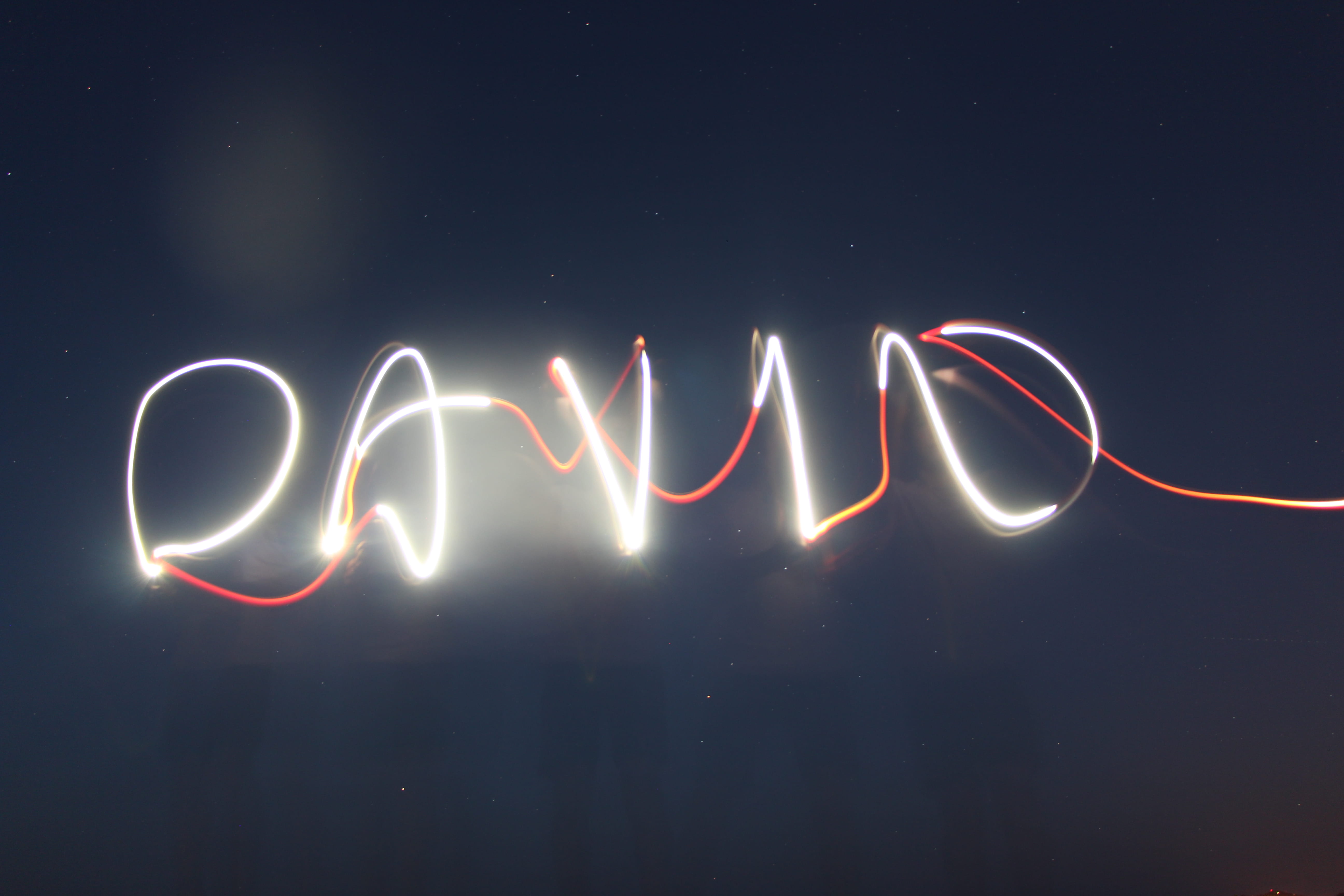 glowing, david, light trail, motion, brightly lit, positive emotion, text, creativity, communication, light - natural phenomenon, light painting, no people, HD Wallpaper