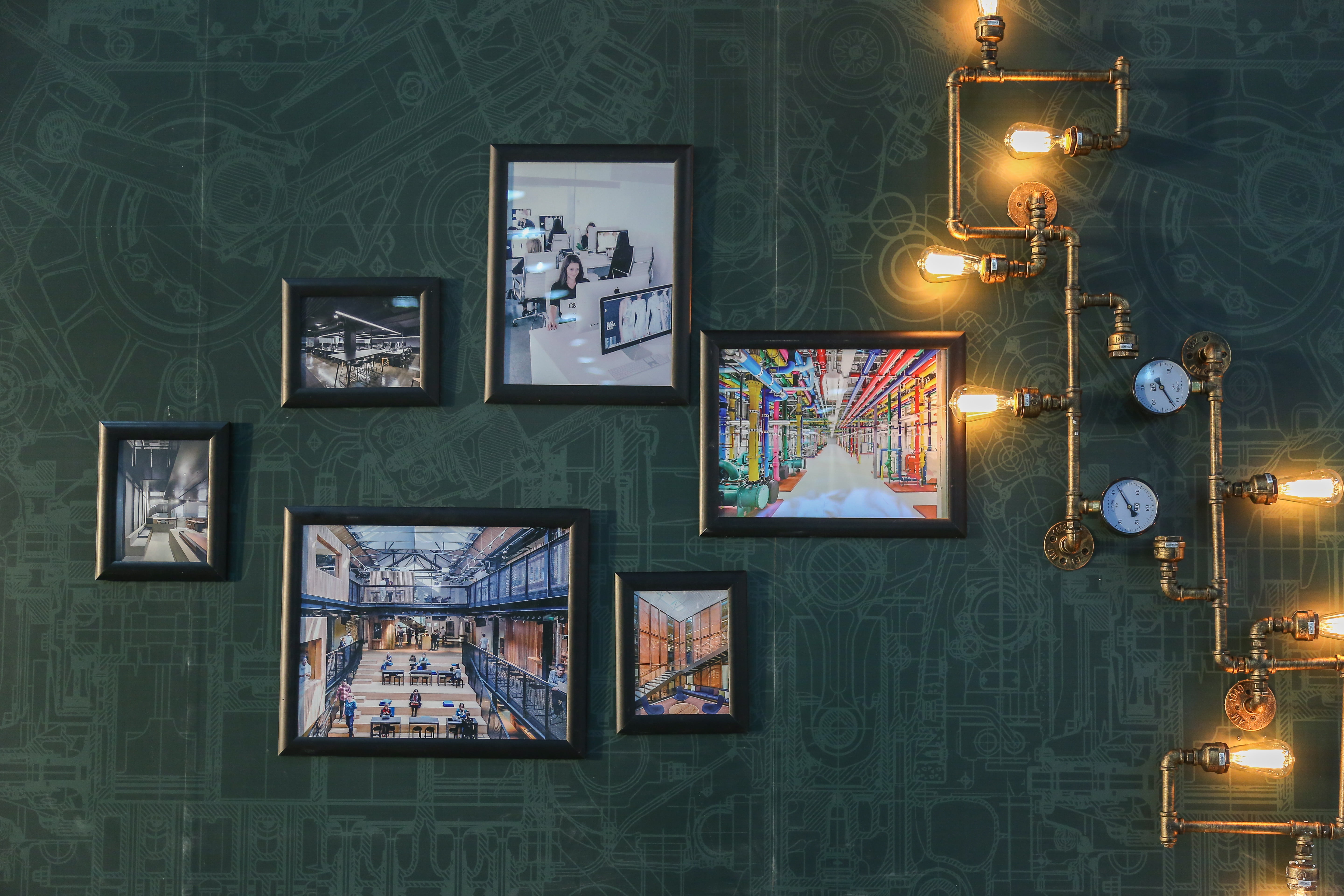 illuminated, pictures, choice, variation, light, communication, picture frame, room, human representation, table, directly above, no people, idea, map, HD Wallpaper