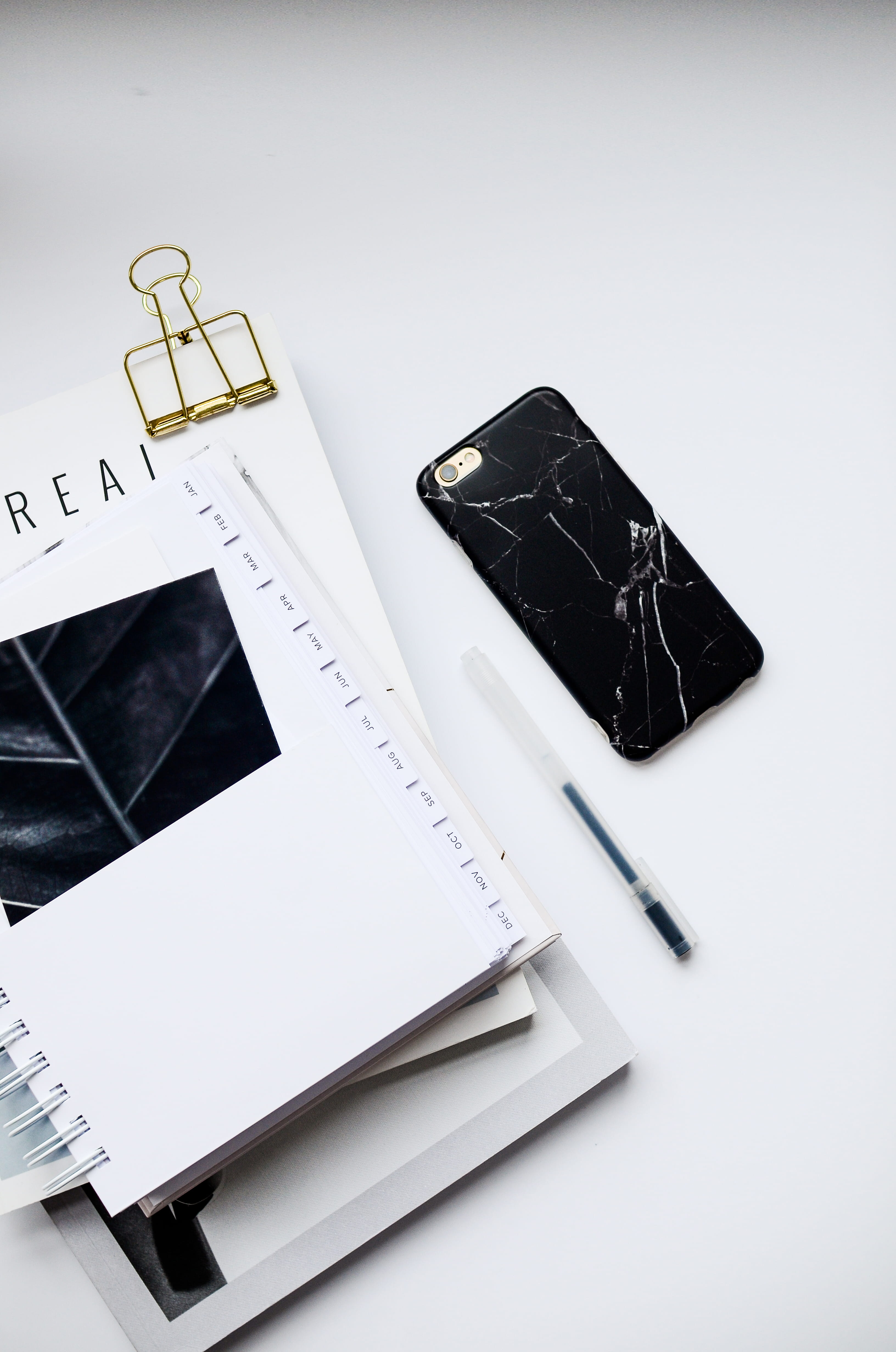 writing instrument, communication, high angle view, studio shot, spiral notebook, white background, planner nerd, planner goodies, close-up, paper goods, Phone HD Wallpaper
