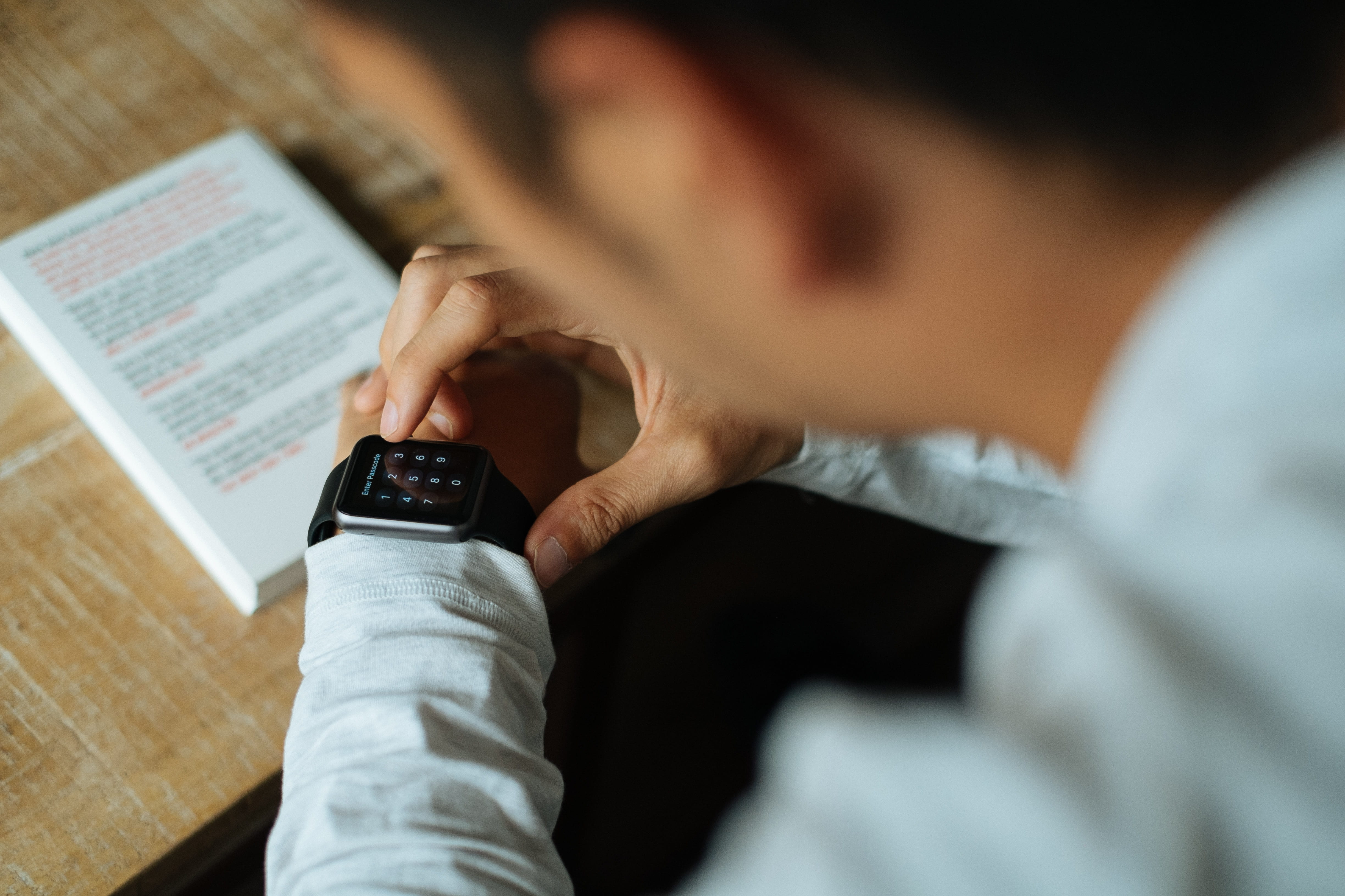 human body part, fashion, technology, electronic, males, selective focus, apple, design, connection, device, smart watch, wristwatch, clock, wireless, application, HD Wallpaper