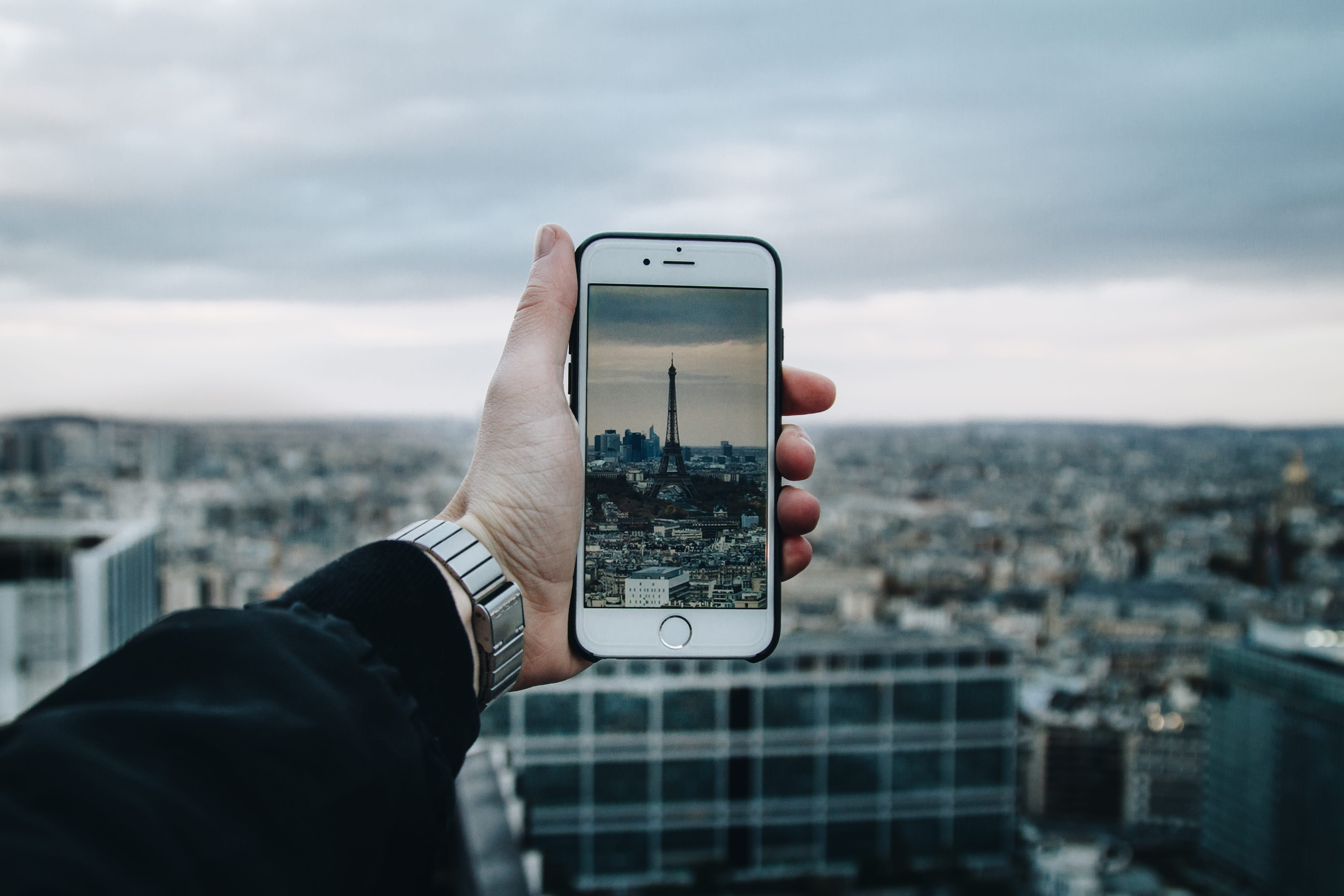 cityscape, connection, built structure, portrait, photography themes, hand, nature, smart phone, urban, person, phone, finger, architecture, communication, HD Wallpaper