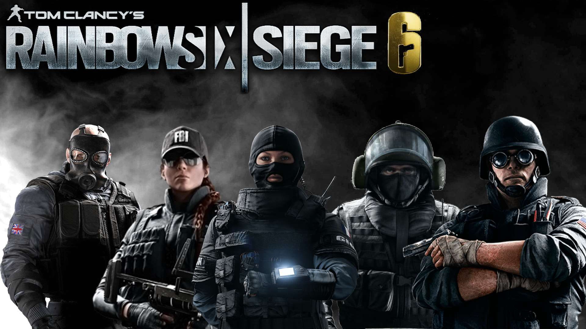 communication, weapon, men, gun, clothing, jogos, looking at camera, courage, violence, standing, safety, rainbow six, ubisoft, 1080P, people, rainbow six siege, HD Wallpaper
