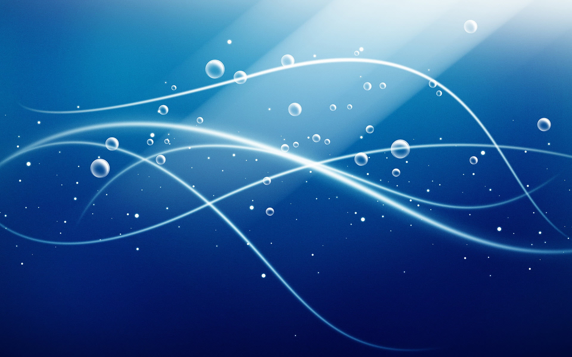 underwater, 3d, waves, 1080P, bubble, blue, abstract, hd, HD Wallpaper