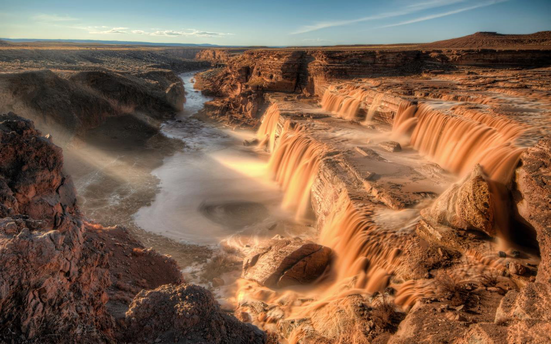 arizona, states, pc, united, waterfall, mobile, cascade, hd, grand, desktop, falls, 1080P, tablet, HD Wallpaper