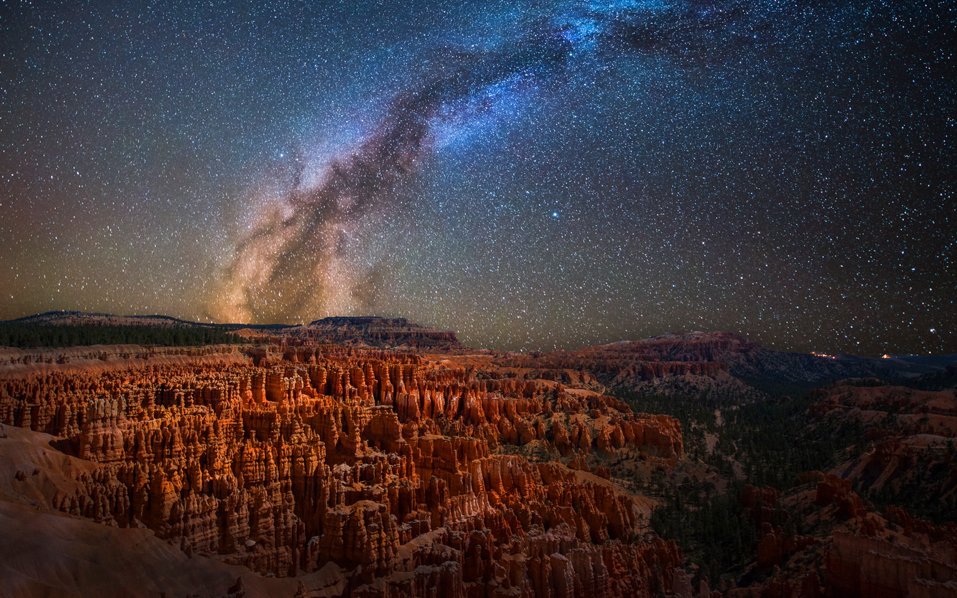 canyon, hd, states, united, 1080P, bryce, utah, way, park, national, milky, desktop, HD Wallpaper