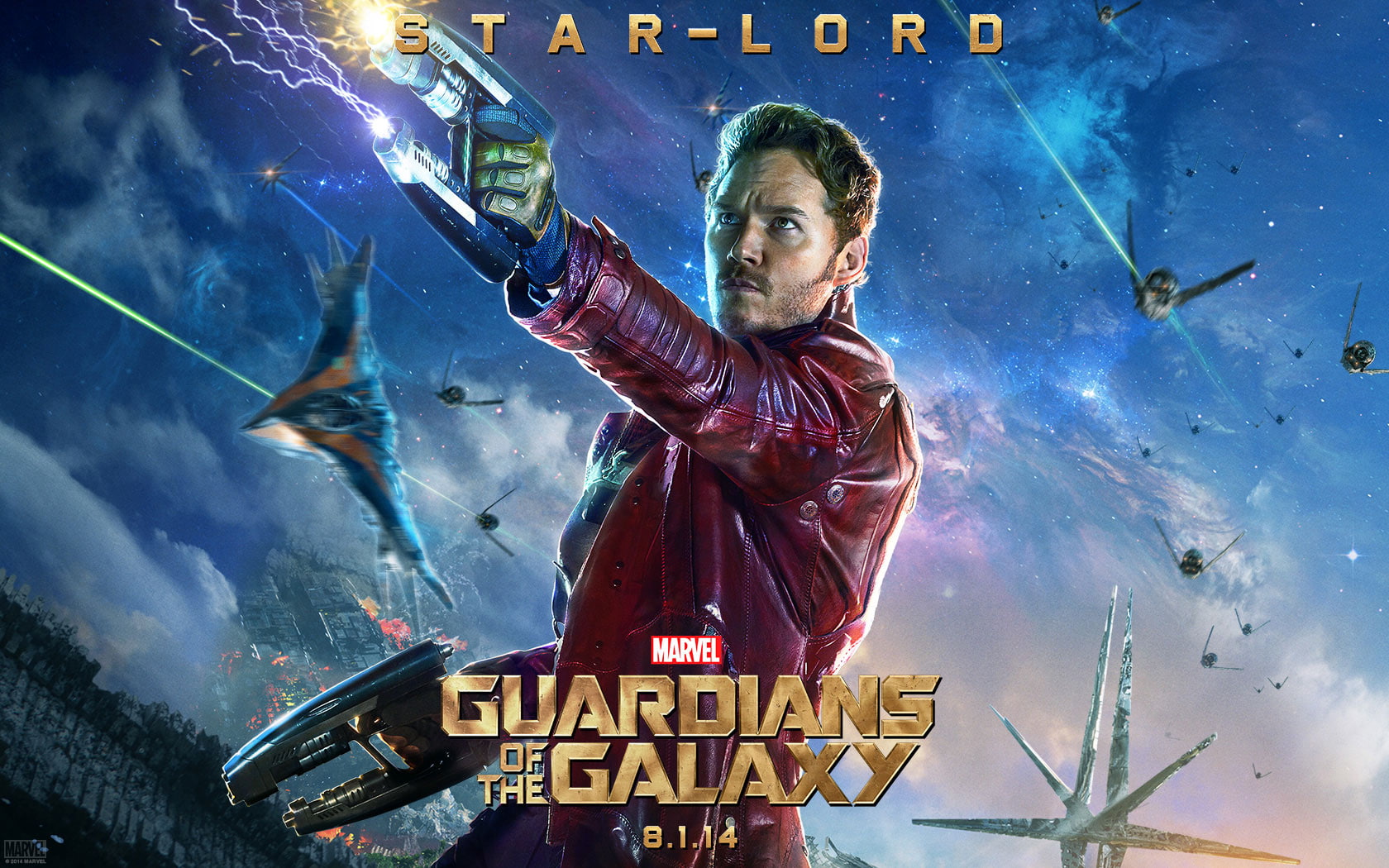 guardians, 2014, guardians of the galaxy, star lord, galaxy, 720P, movies, star, lord, HD Wallpaper