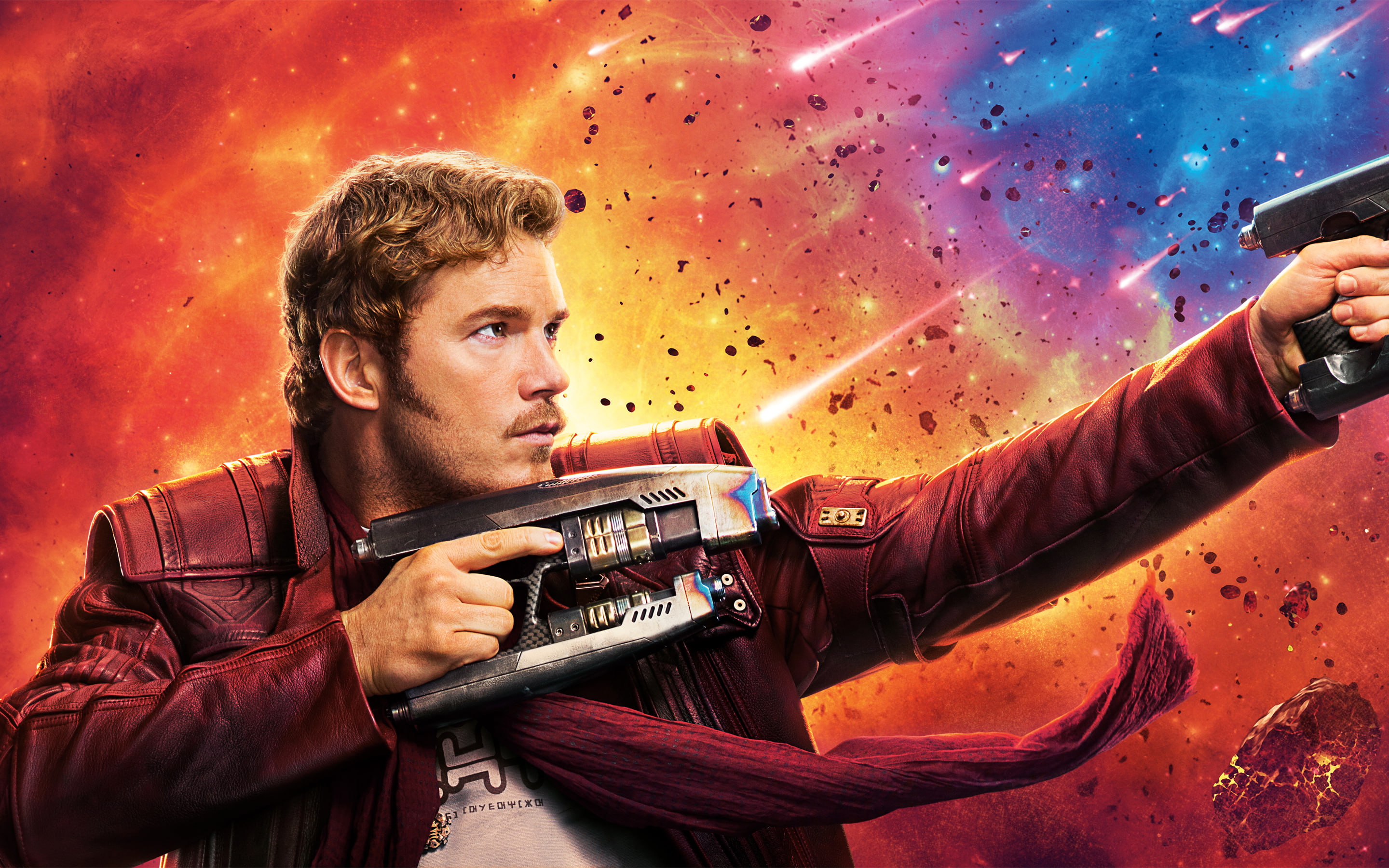 The, Galaxy, Pratt, Vol, k, Lord, Chris, 2K, Guardians, Star, HD Wallpaper
