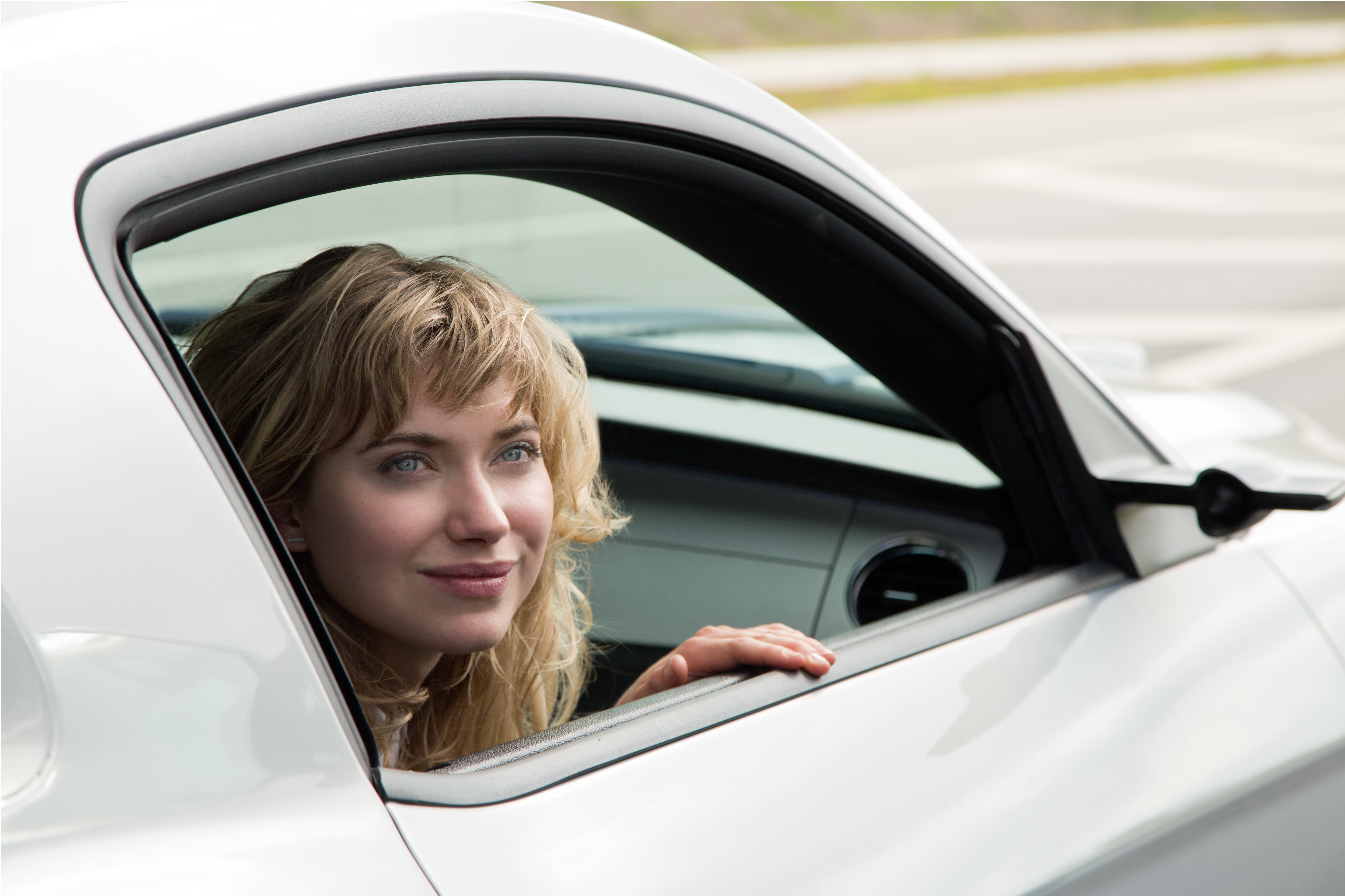 side view, motor vehicle, portrait, Need for speed, headshot, day, young adult, Imogen poots, car, hairstyle, adult, human hair, transportation, mode of transportation, HD Wallpaper