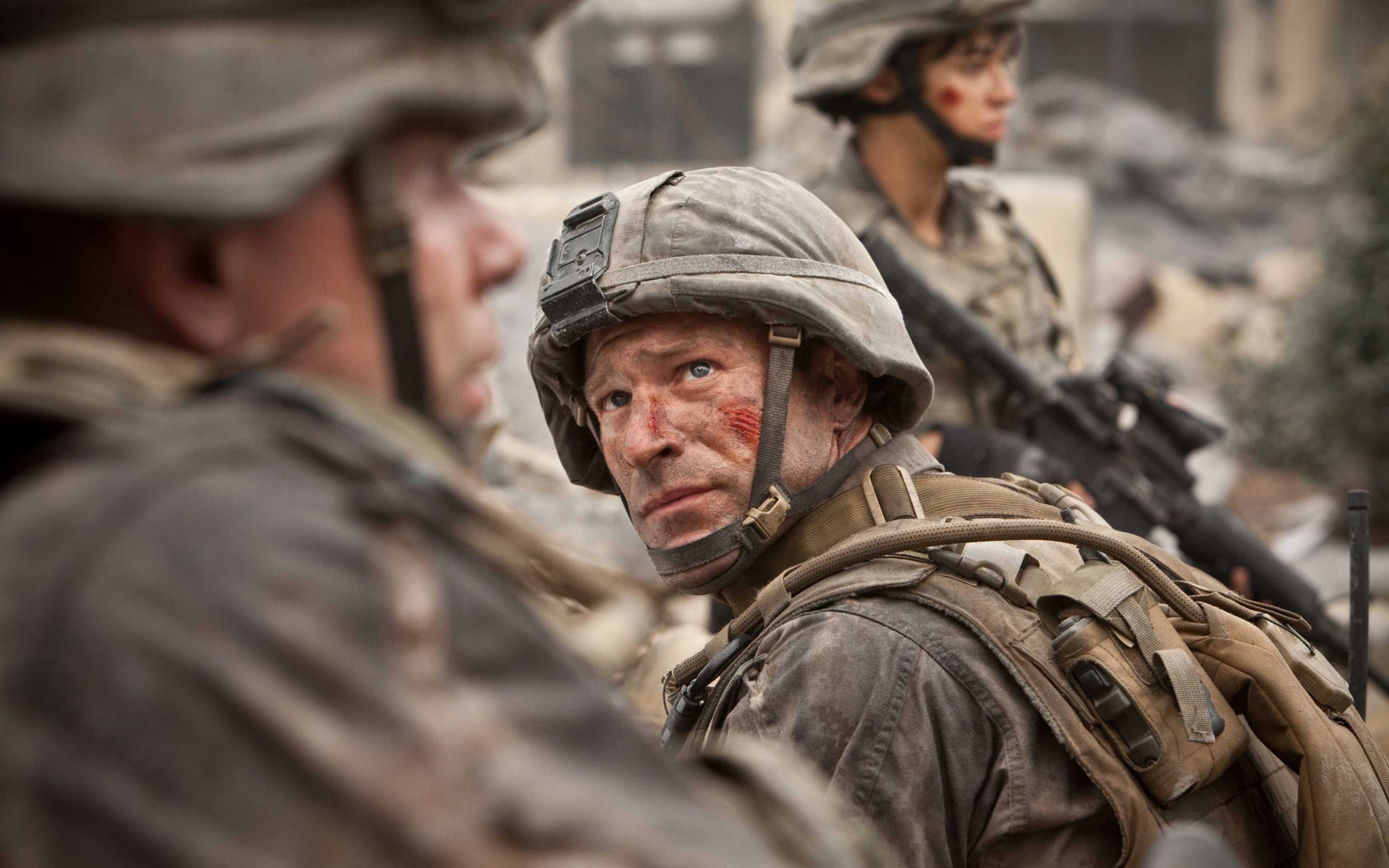 la, movie, invasion, film, battle, 2K, Aaron Eckhart, world, HD Wallpaper