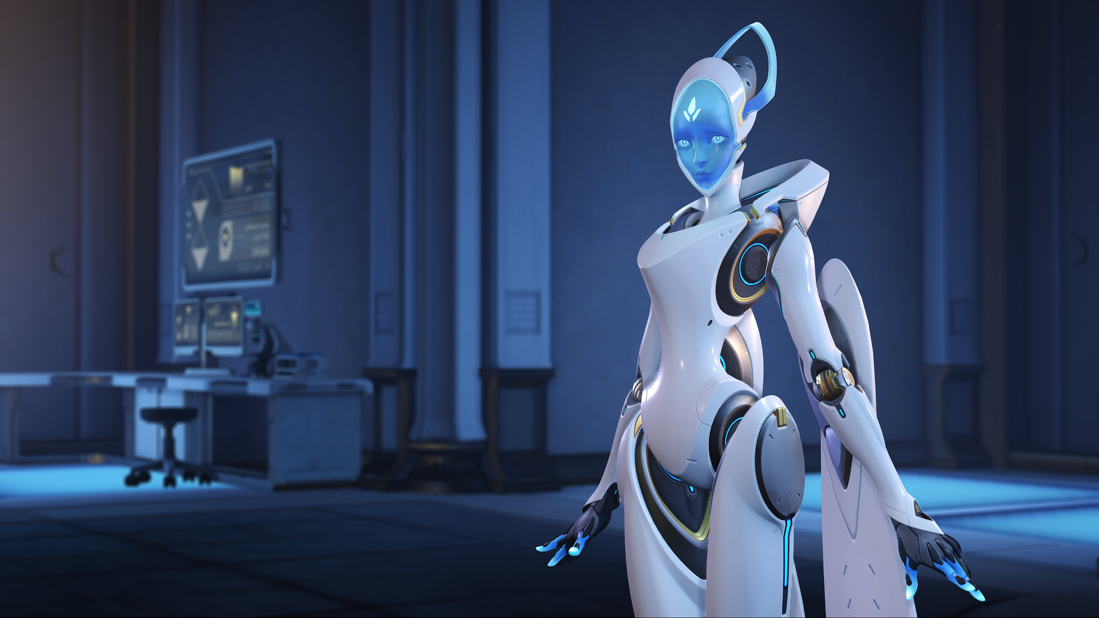 video games, Echo, 4K, Overwatch, HD Wallpaper